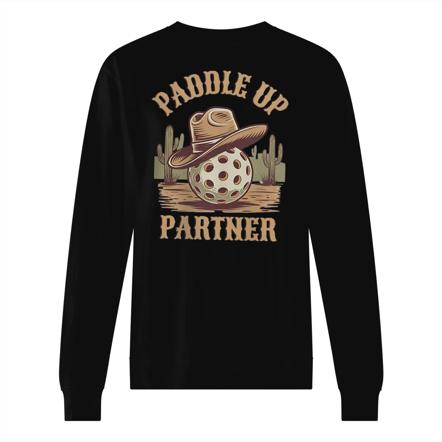 Paddle Up Partner Pickleball Men’s Sweatshirt – Funny Gift