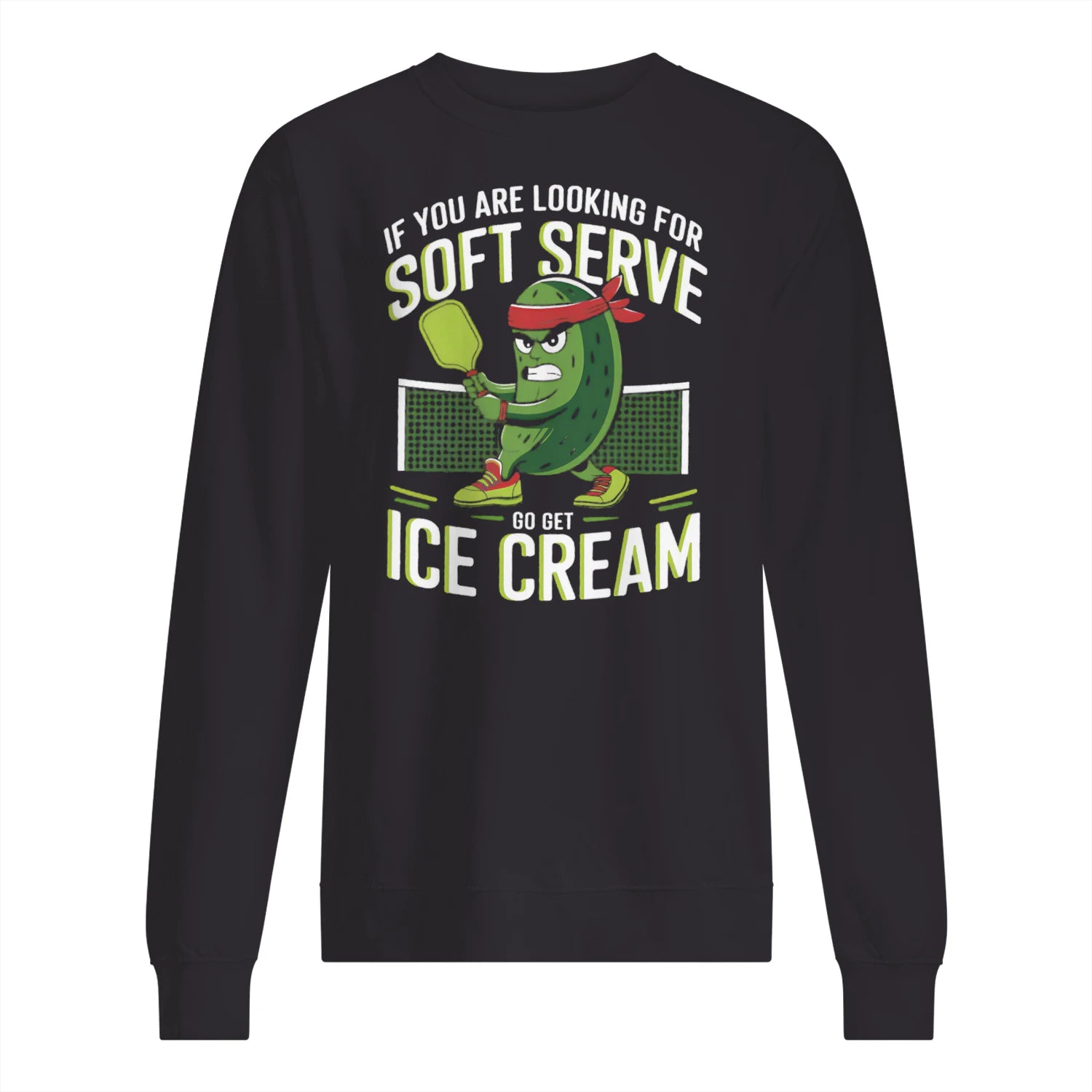 Pickleball & Ice Cream Men’s Sweatshirt – Funny Gift