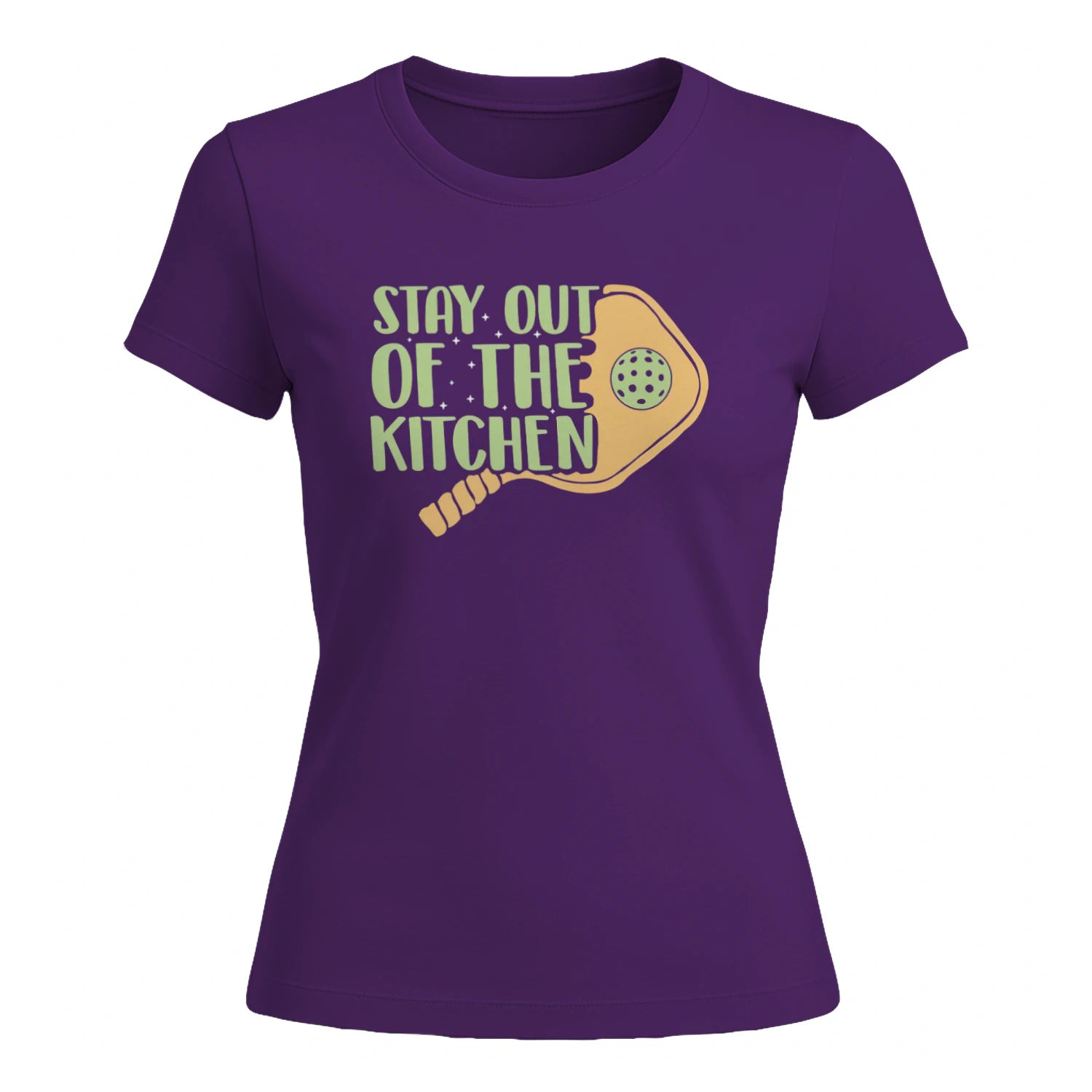 Stay Out of the Kitchen for Pickleball Women’s T-Shirt – Funny Gift