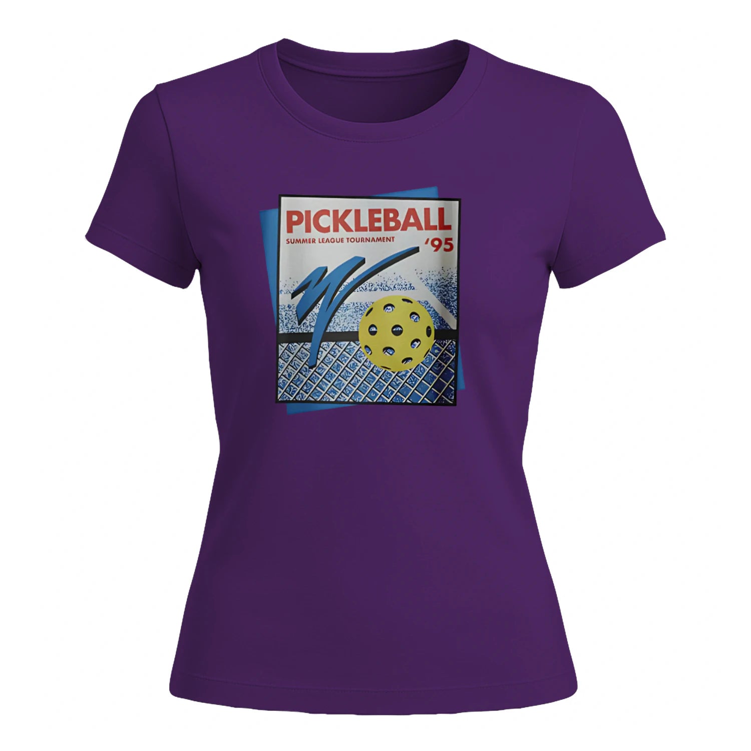 Retro Pickleball Court for Women’s T-Shirt – Funny Gift