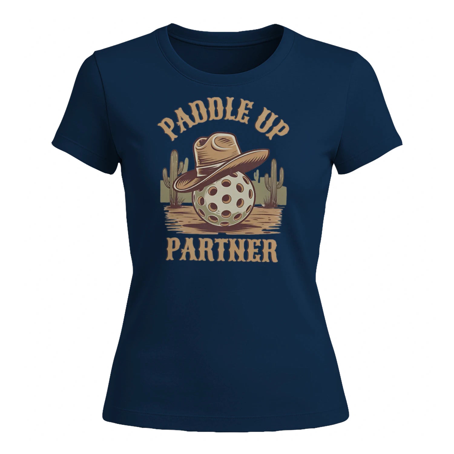 Paddle Up Partner for Pickleball Women’s T-Shirt – Funny Gift
