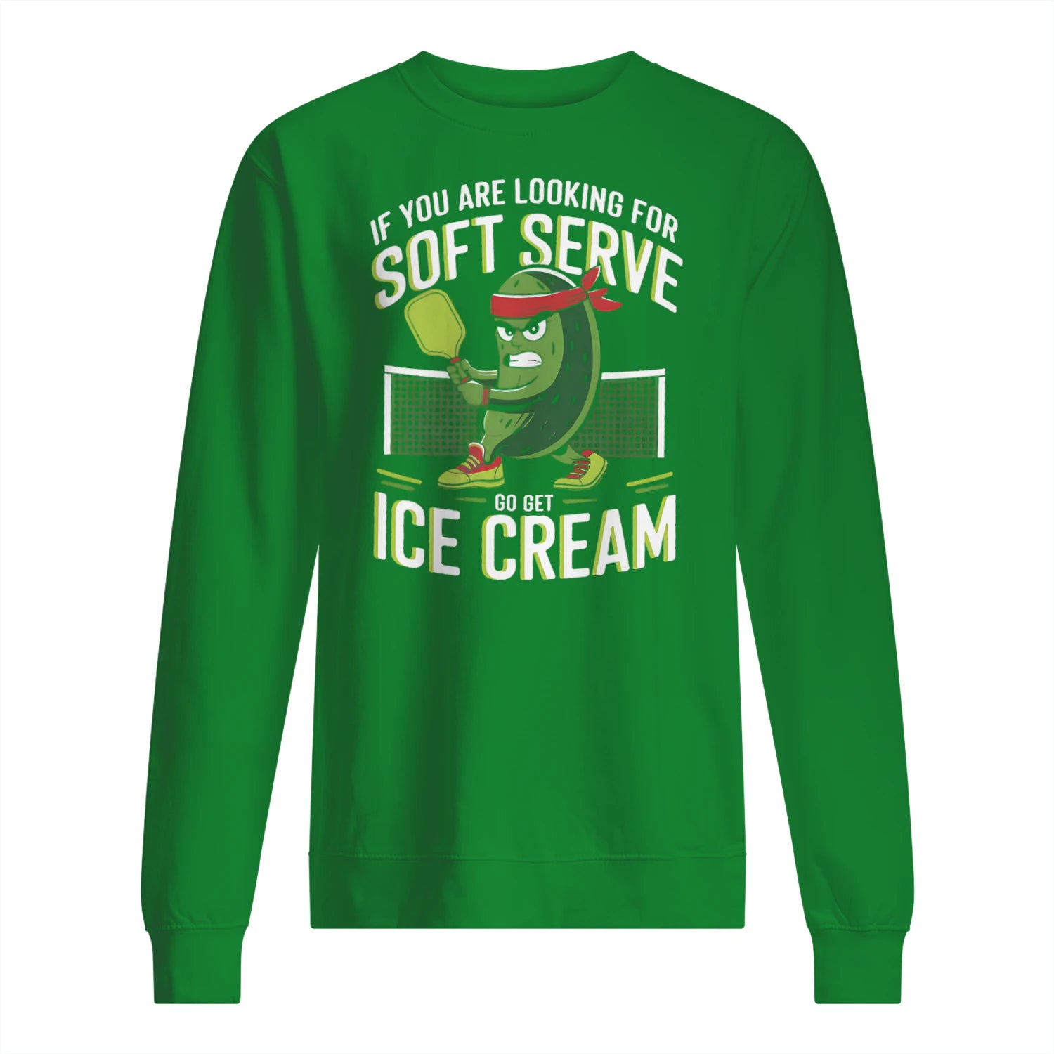 Pickleball & Ice Cream Men’s Sweatshirt – Funny Gift