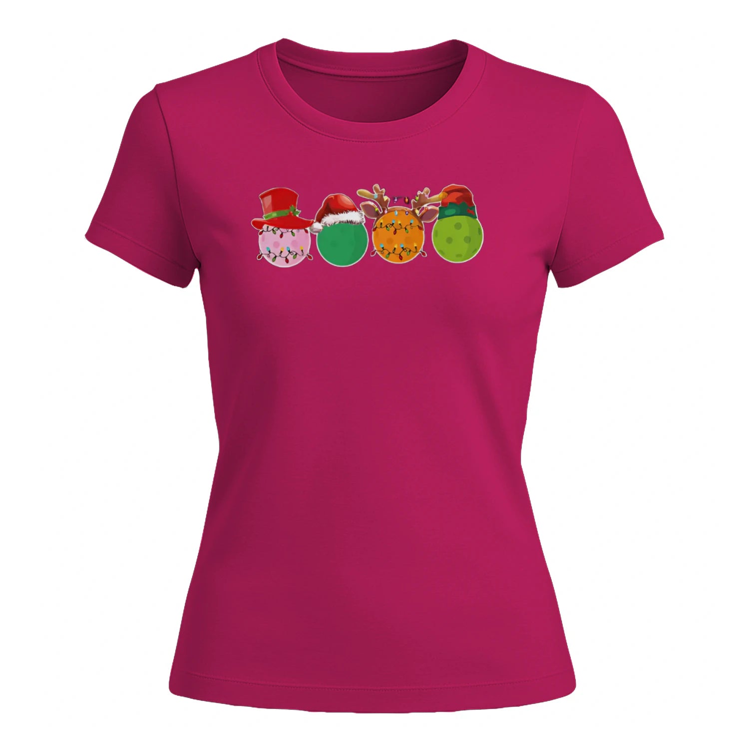 Pickleball Christmas Ornaments for Women’s T-Shirt – Funny Gift