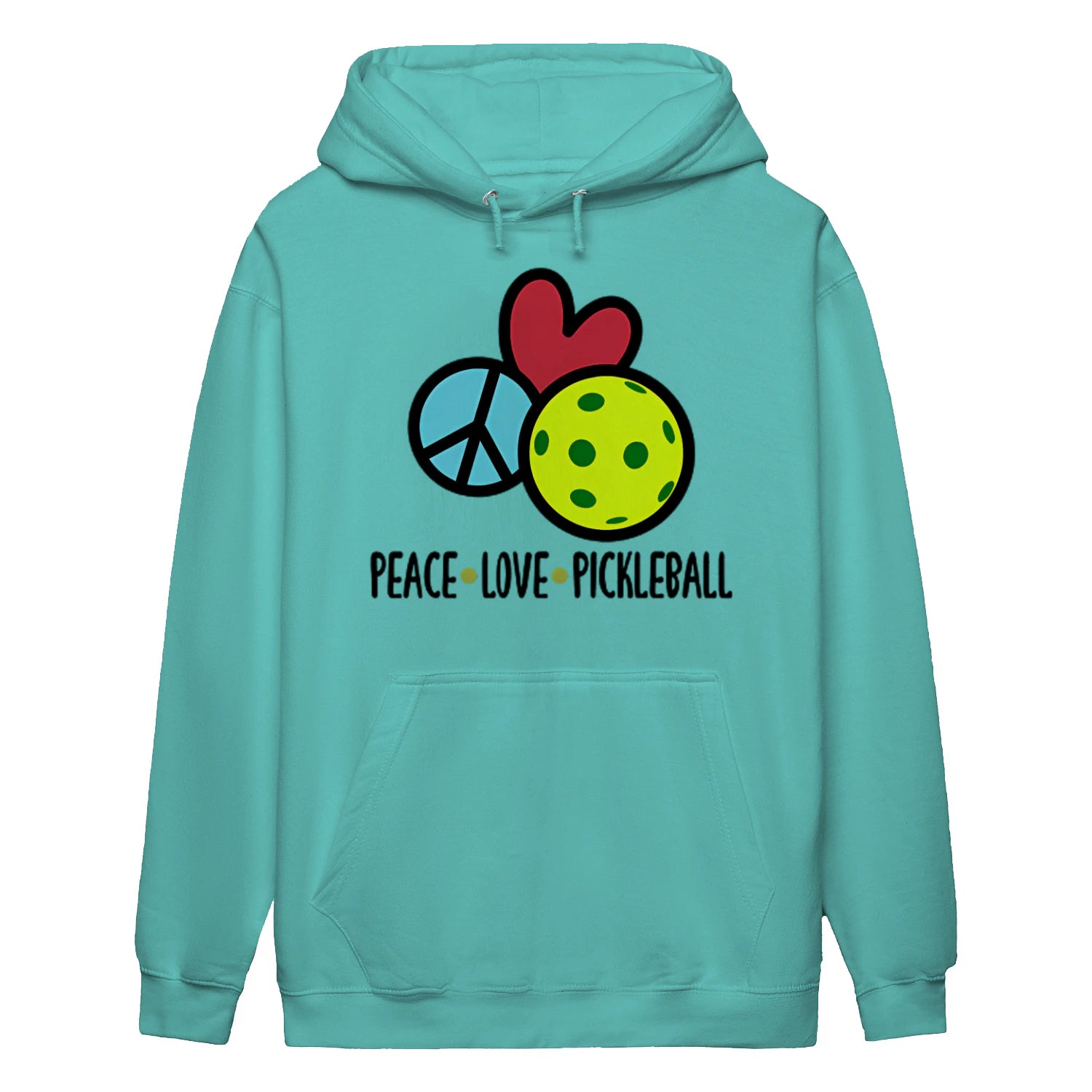 Pickleball Christmas Ornaments Men’s Hoodie – Funny Gift