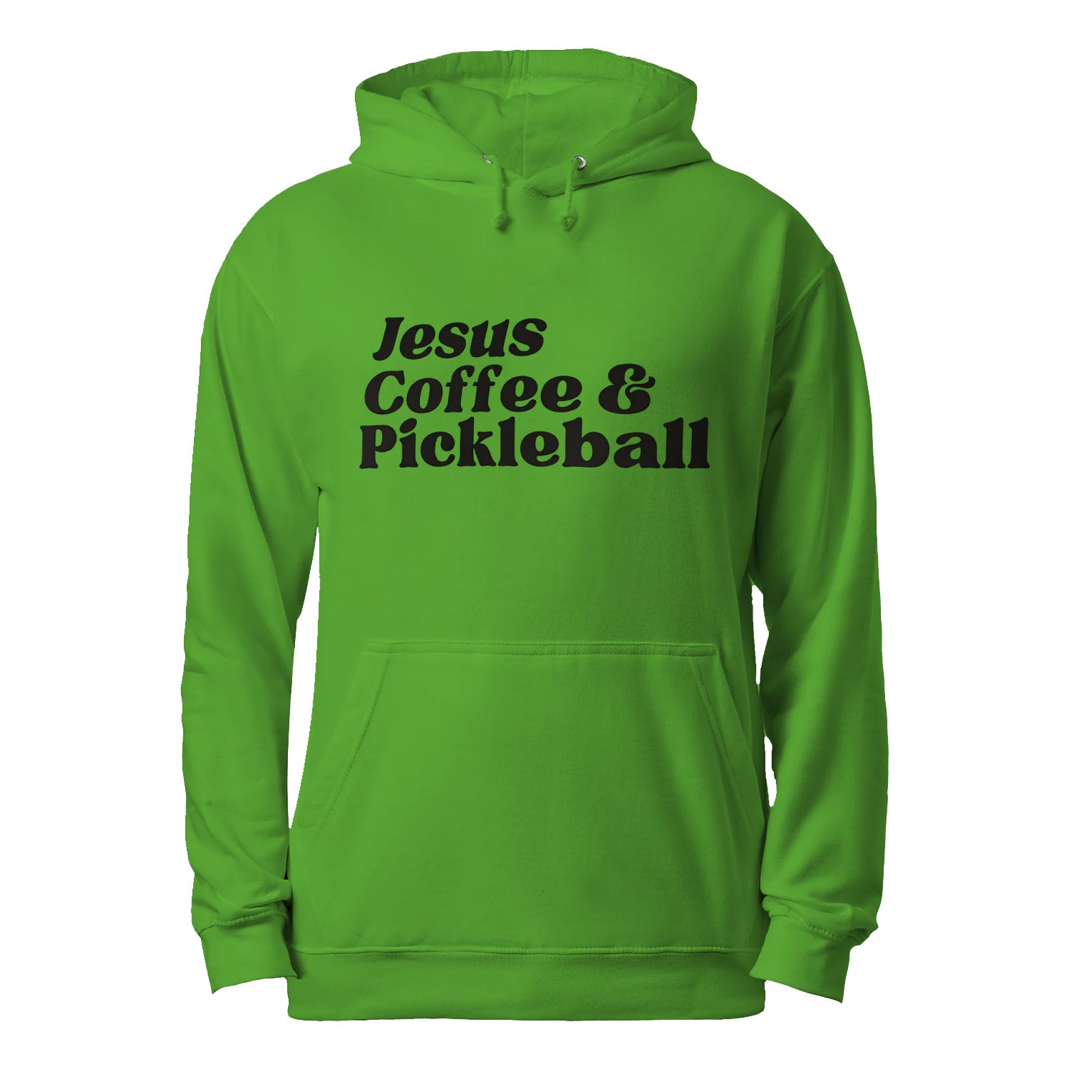 Jesus, Coffee & Pickleball Men’s Hoodie – Funny Gift