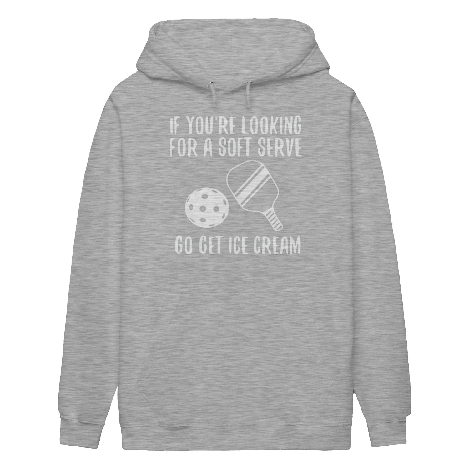 soft serve joke pickleball Women’s Hoodie – Funny Gift