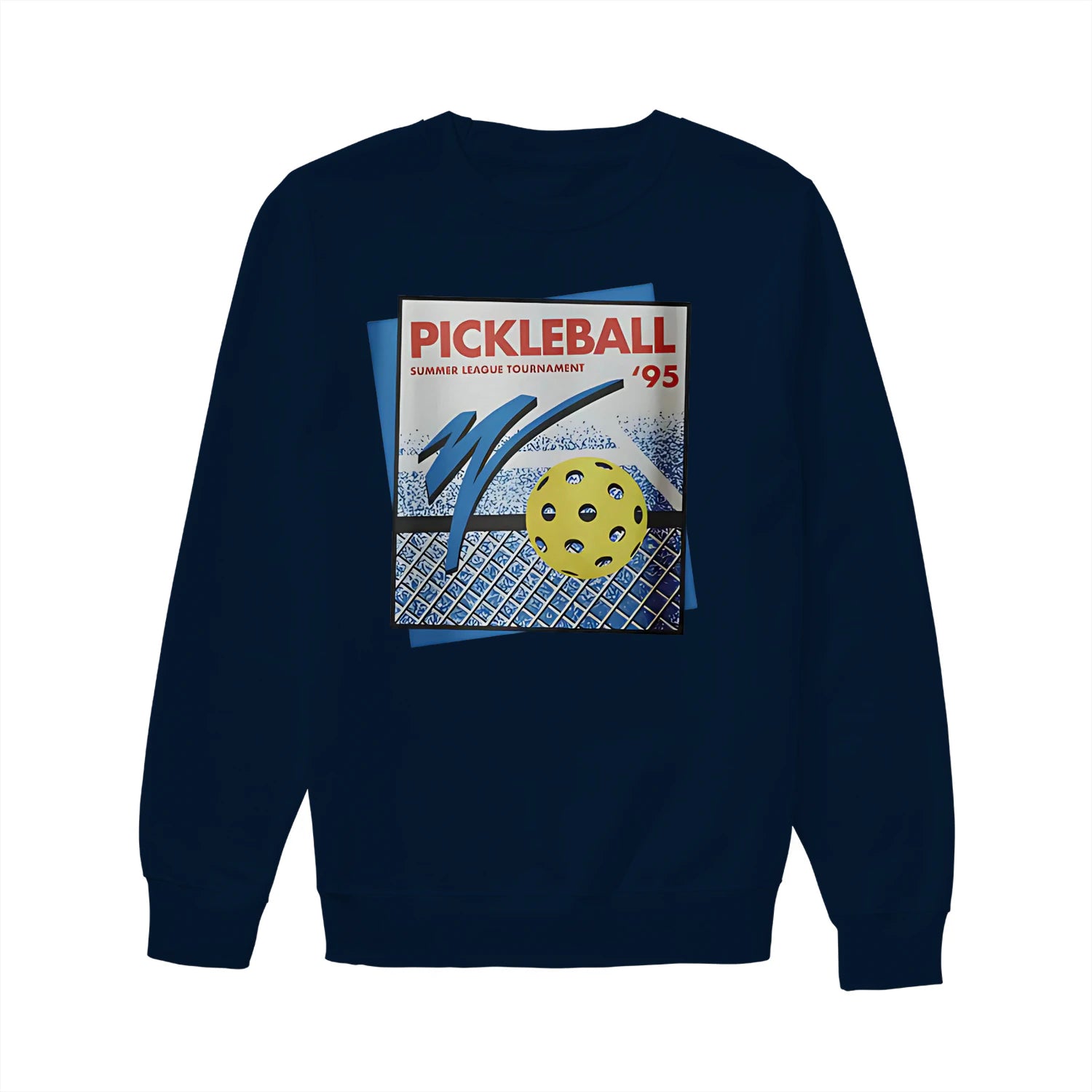 retro pickleball court Women’s Sweatshirt – Funny Gift