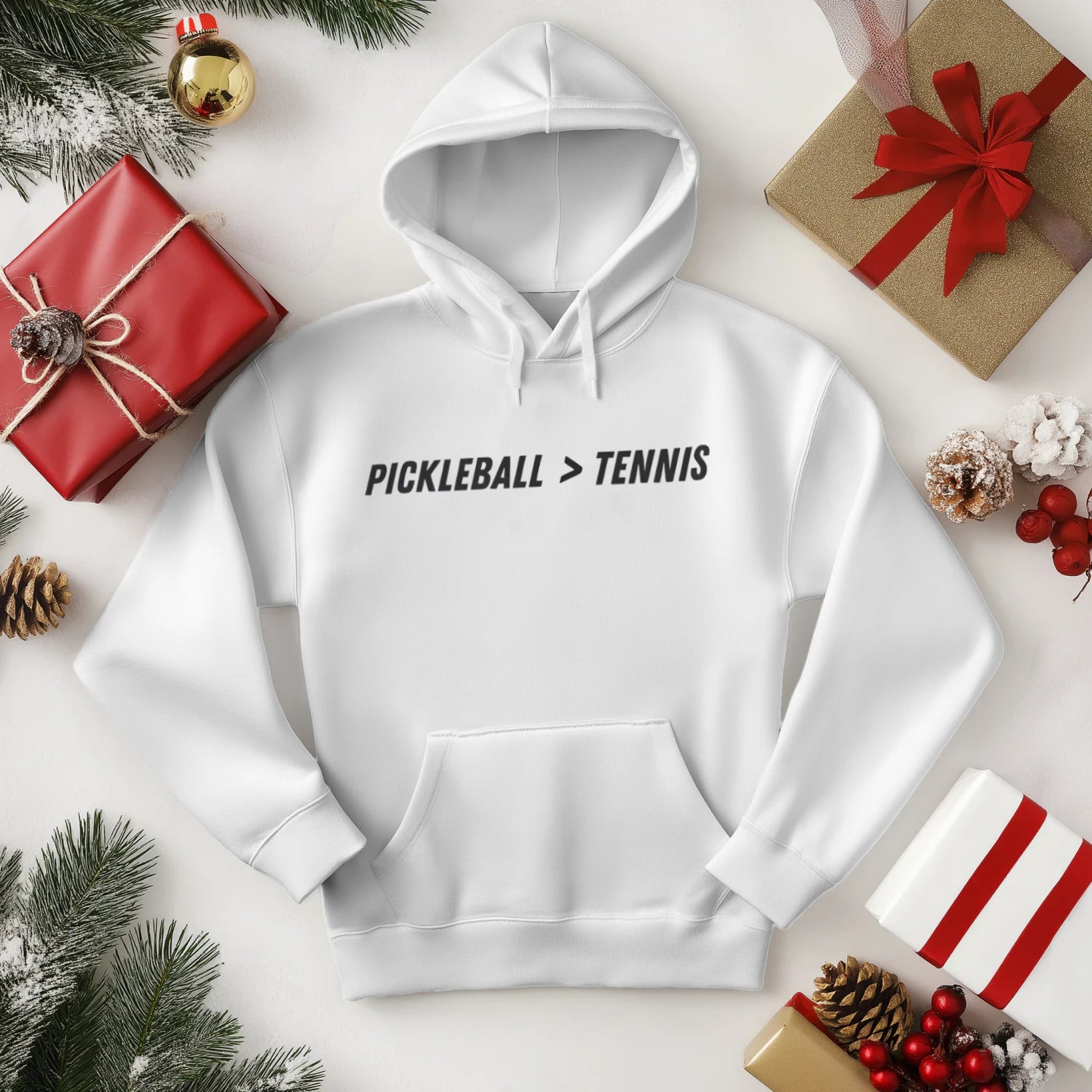 Pickleball & Tennis Men’s Hoodie – Funny Gift