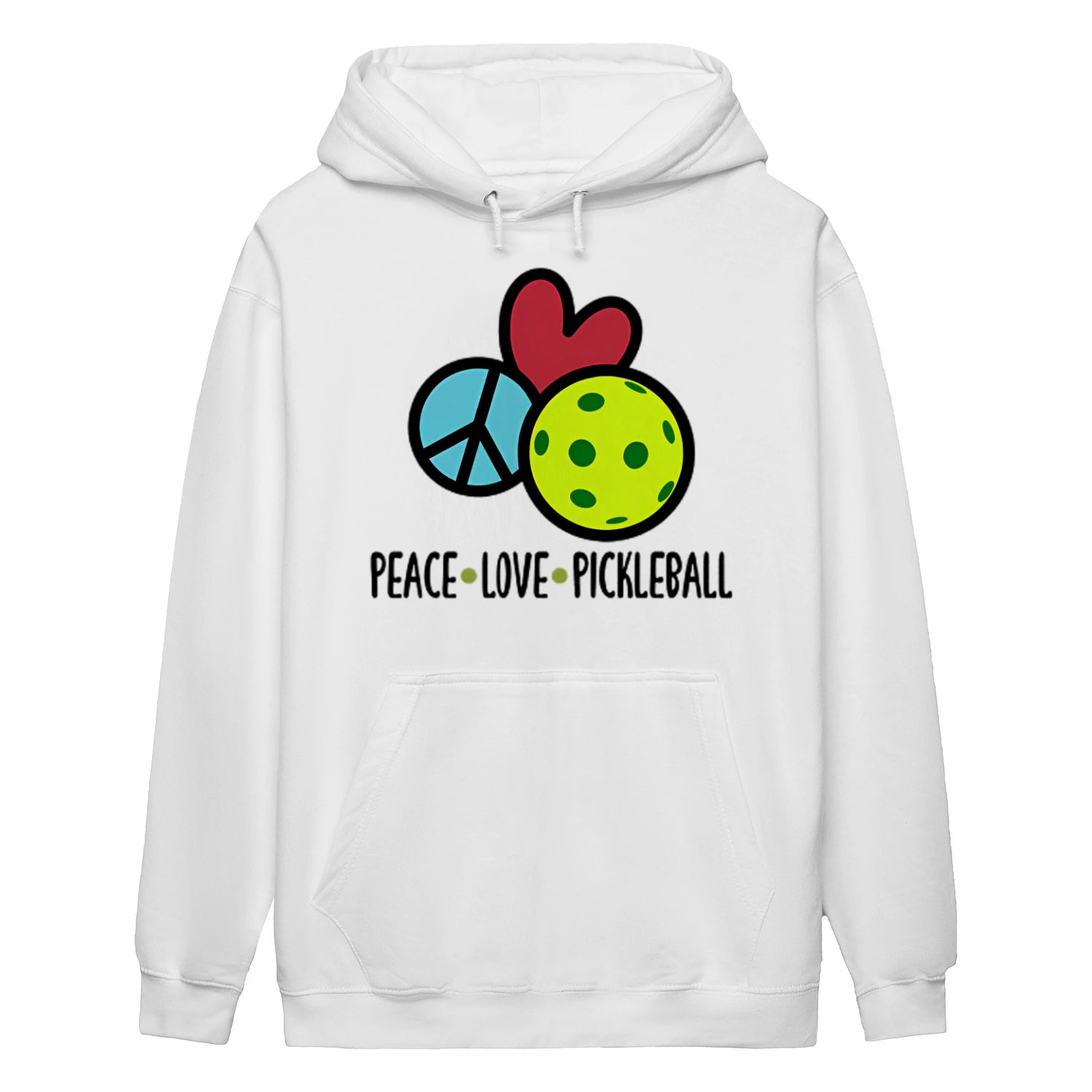 Pickleball Christmas Ornaments Men’s Hoodie – Funny Gift