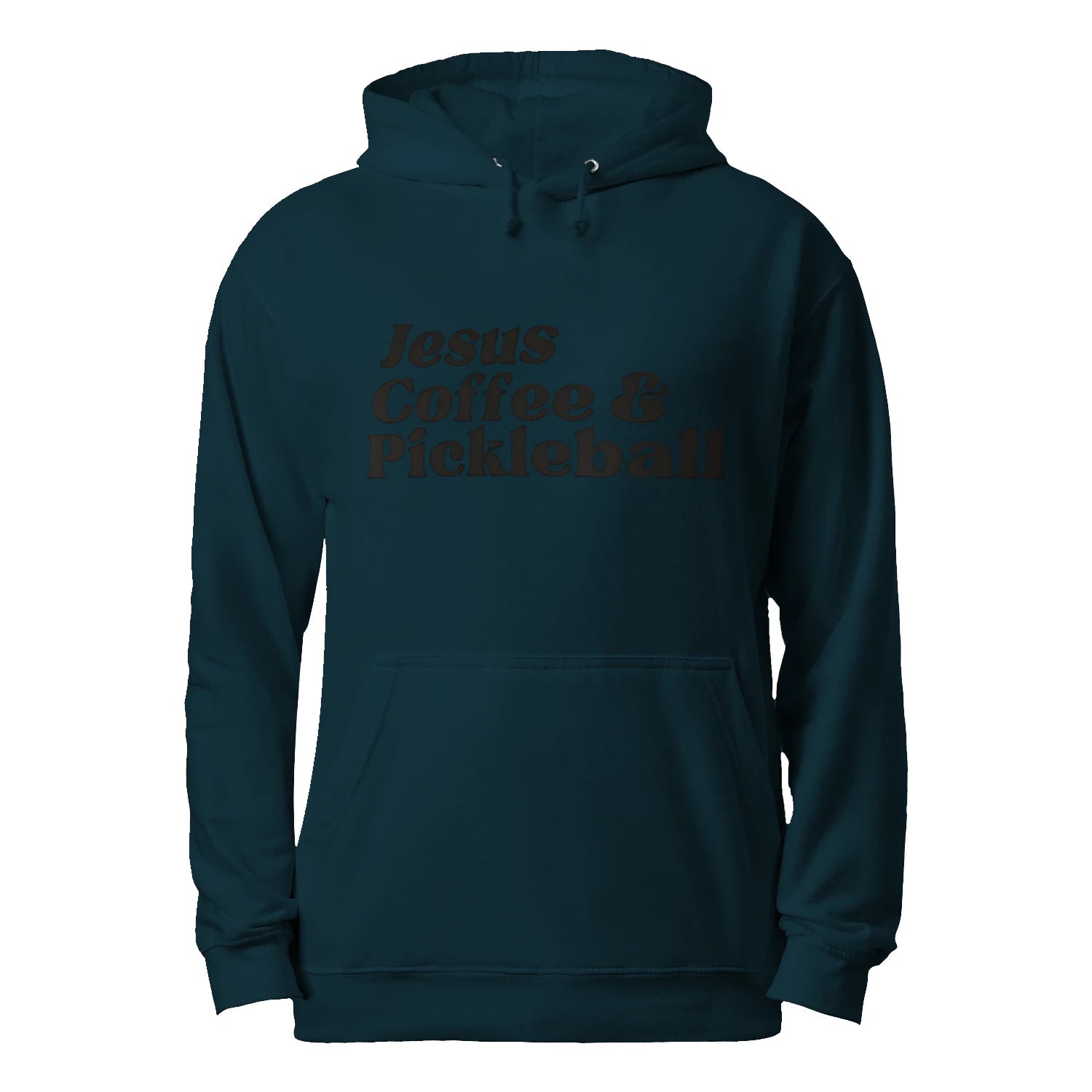 Jesus, Coffee & Pickleball Men’s Hoodie – Funny Gift