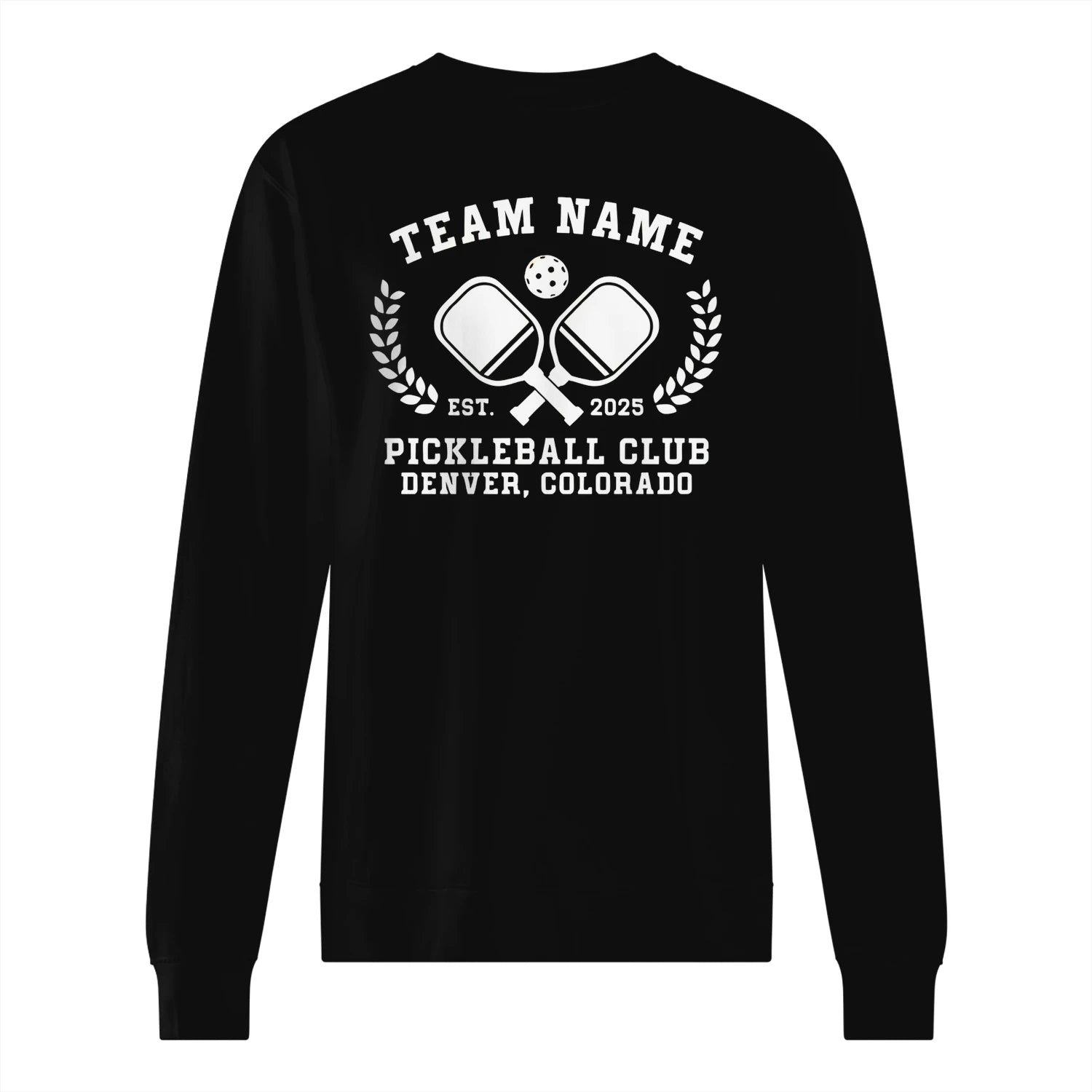 Pickleball Club Team Name Men’s Sweatshirt – Funny Gift