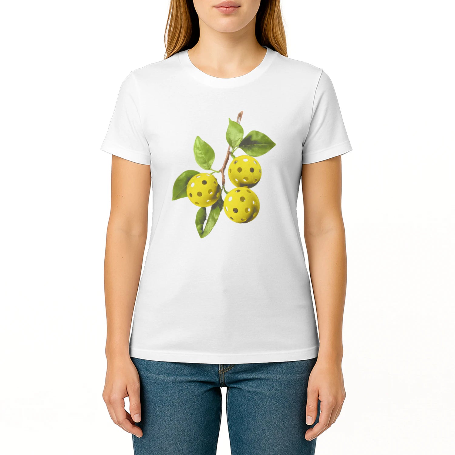 Pickleball Fruit Vibes for Women’s T-Shirt – Funny Gift