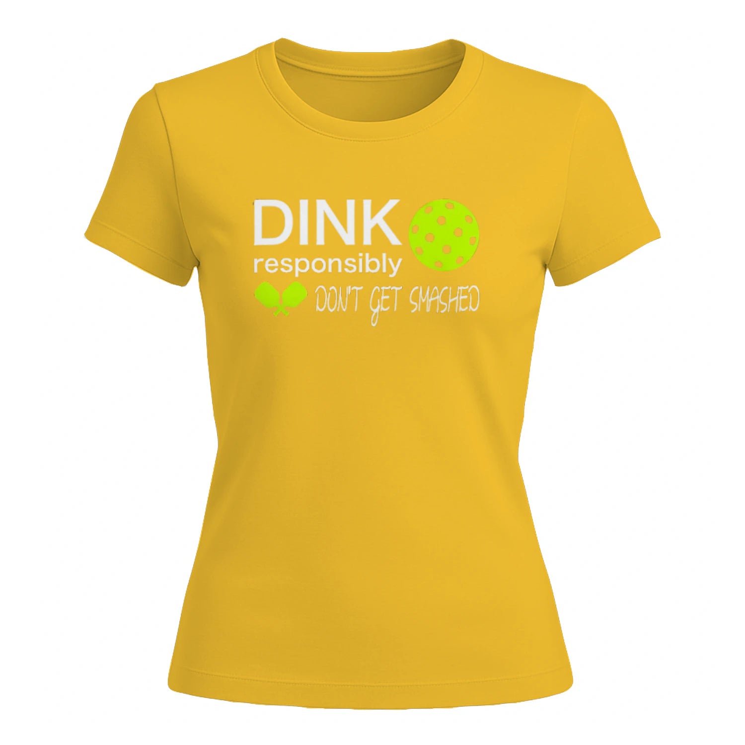 Dink Responsibly Pickleball Lover for Women’s T-Shirt – Funny Gift