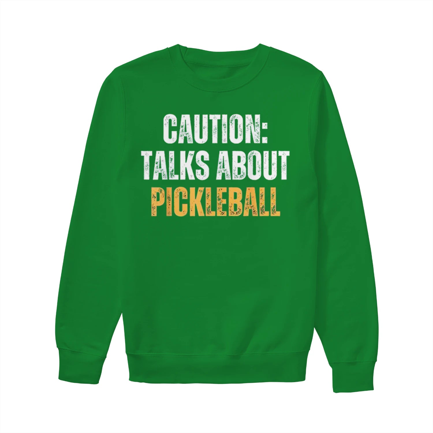 caution talks about pickleball Women’s Sweatshirt – Funny Gift