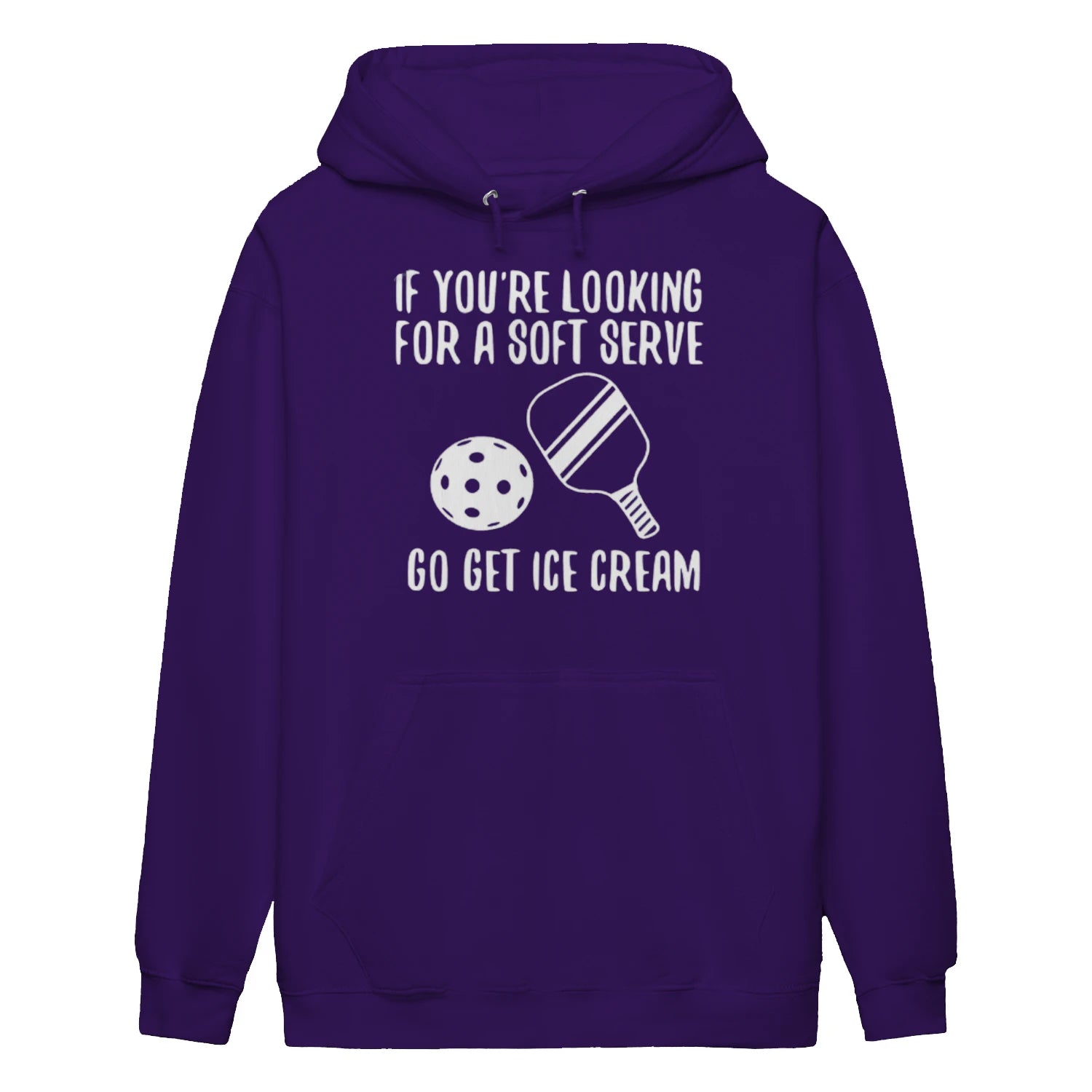 soft serve joke pickleball Women’s Hoodie – Funny Gift