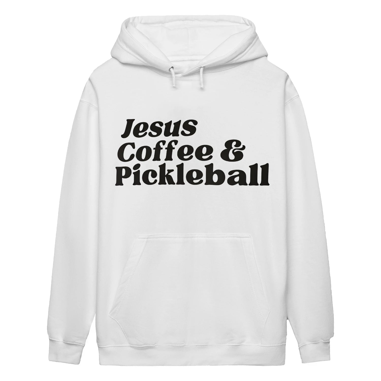 jesus coffee pickleball Women’s Hoodie – Funny Gift