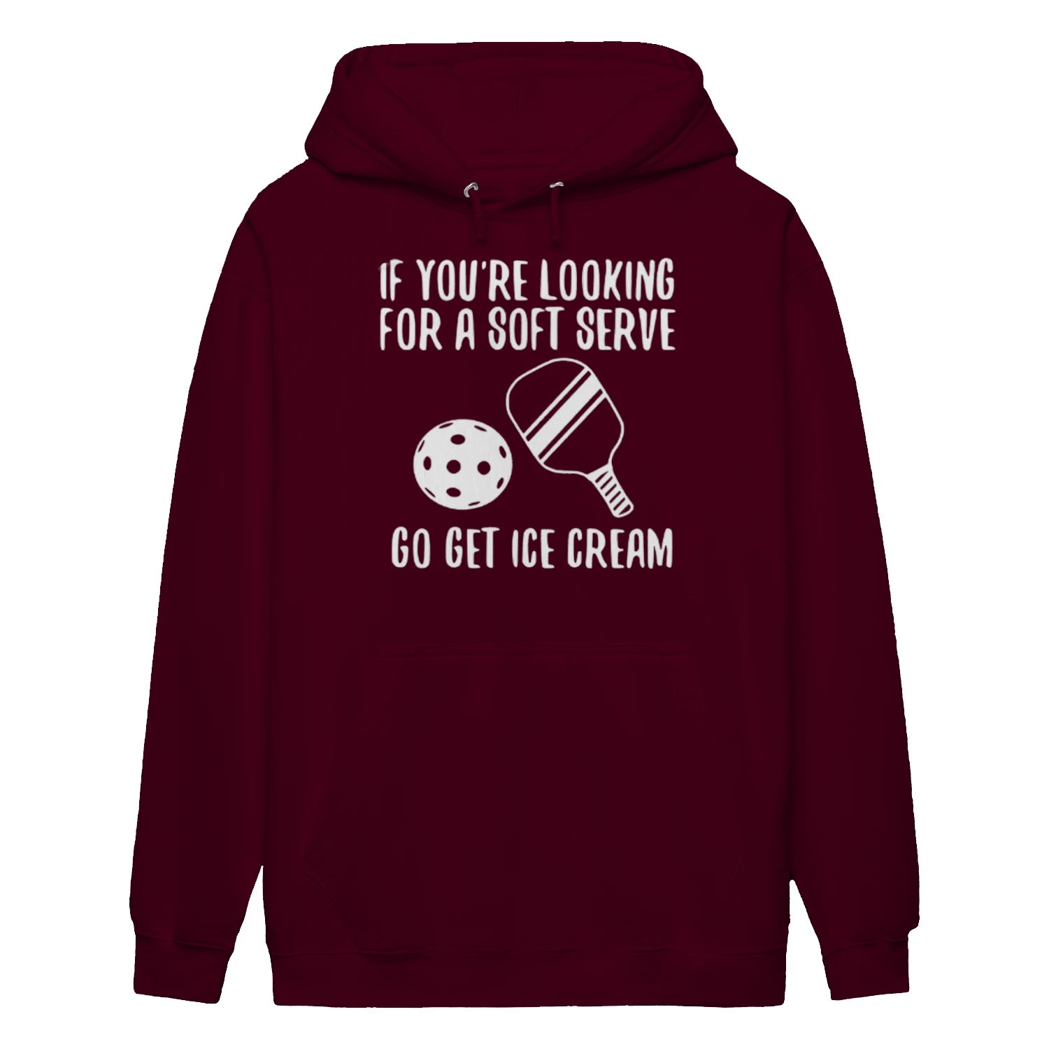 soft serve joke pickleball Women’s Hoodie – Funny Gift