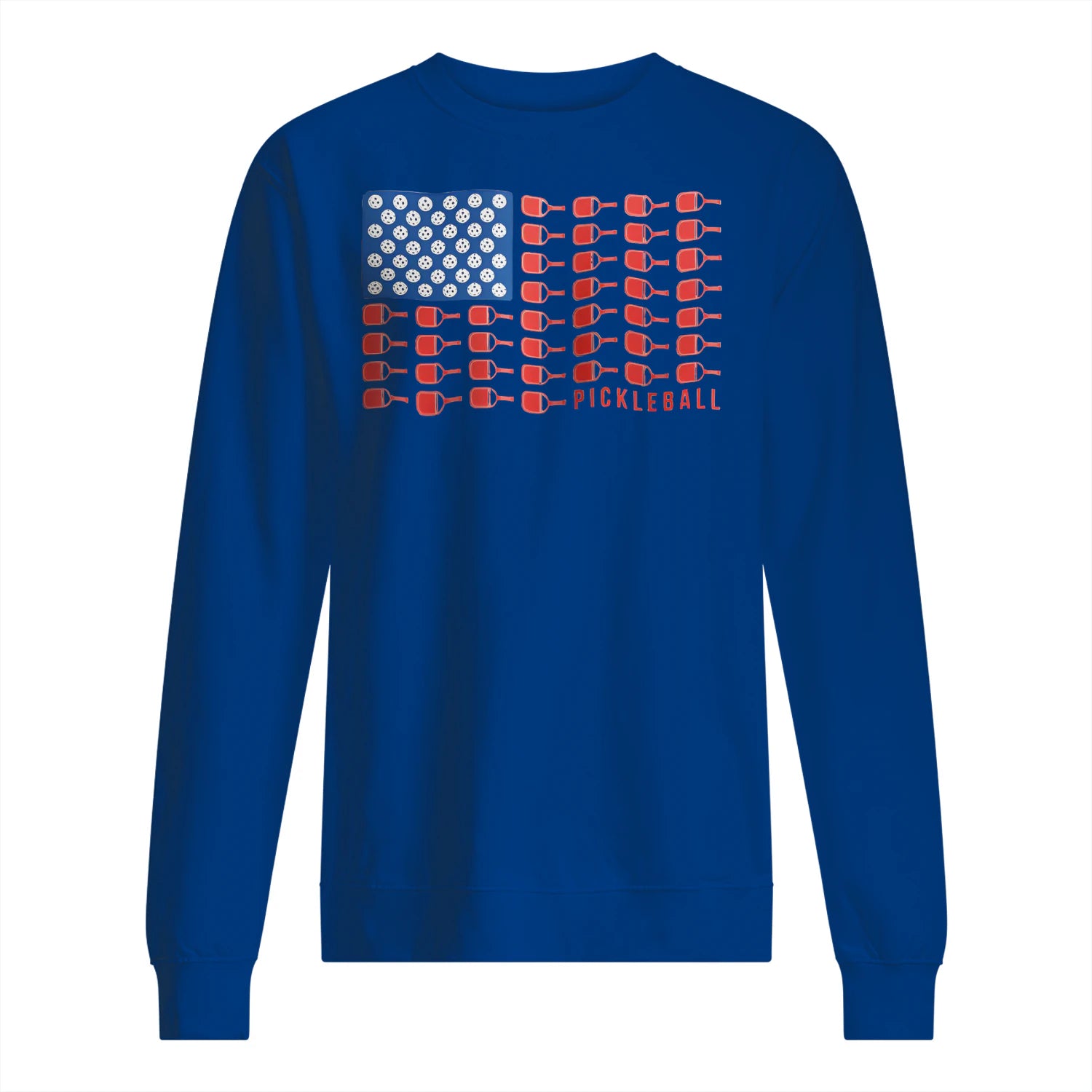 American Flag Pickleball Men’s Sweatshirt – Funny Gift