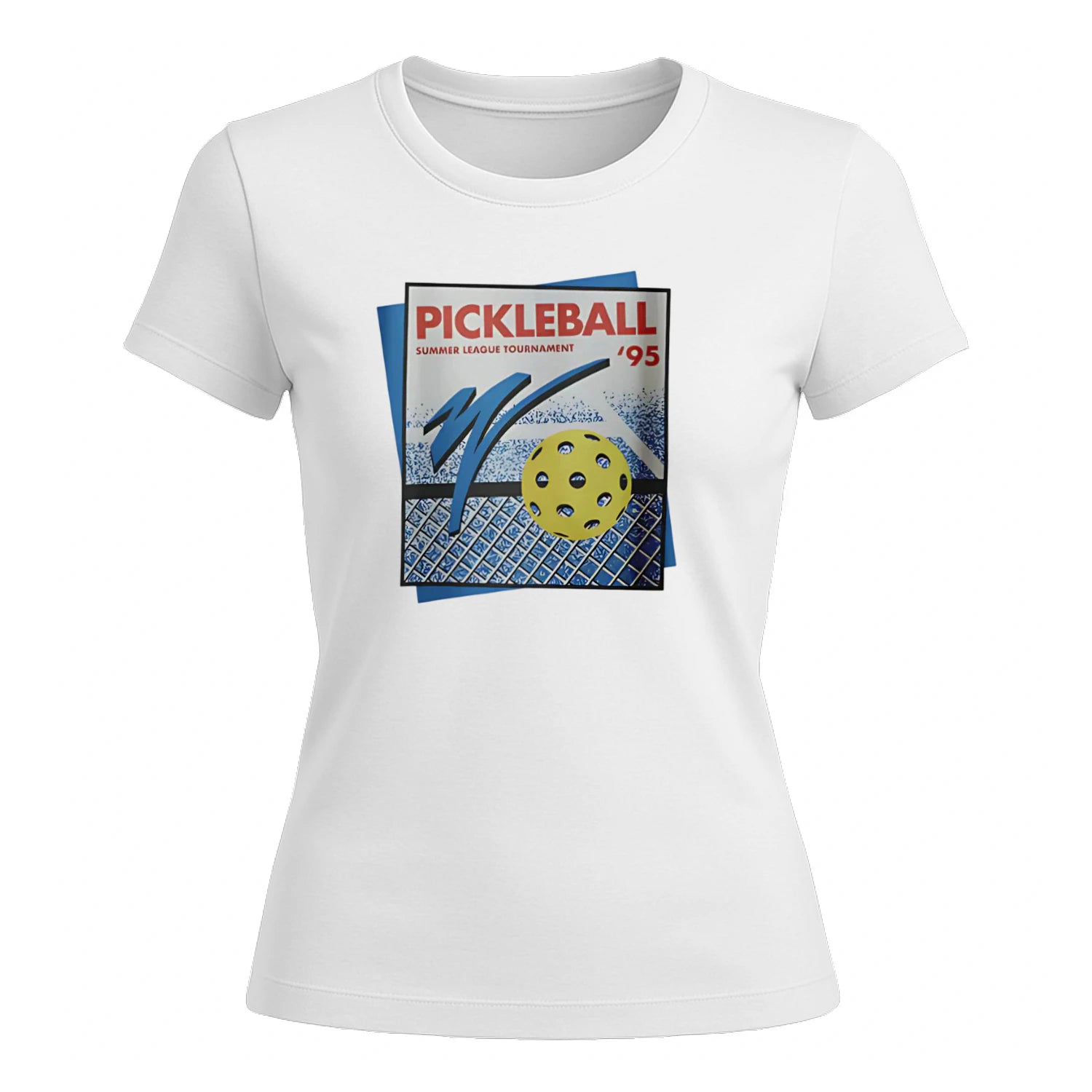 Retro Pickleball Court for Women’s T-Shirt – Funny Gift
