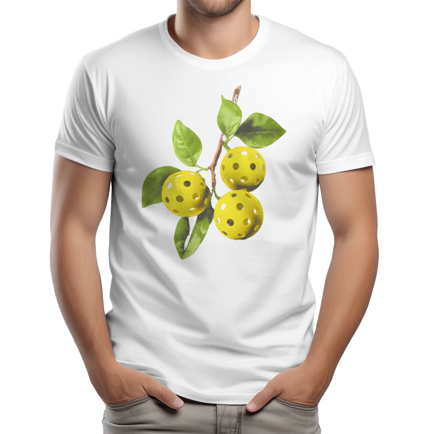 Pickleball Fruit Vibes T-Shirt – Funny Gift