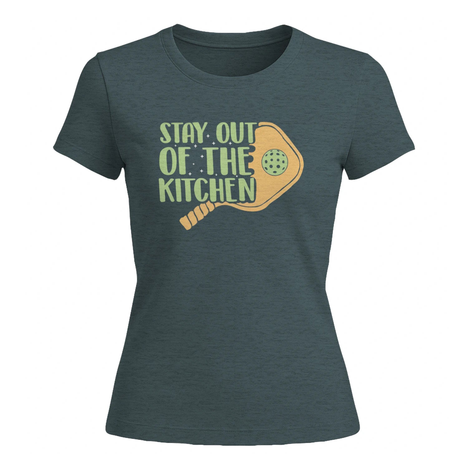 Stay Out of the Kitchen for Pickleball Women’s T-Shirt – Funny Gift