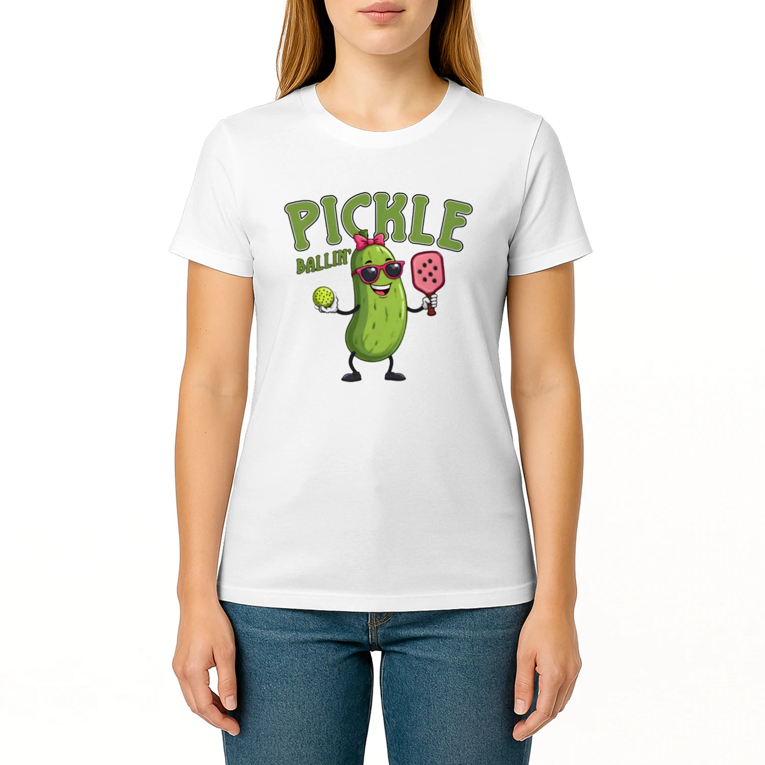 Pickleball Pickle for Women’s T-Shirt – Funny Gift