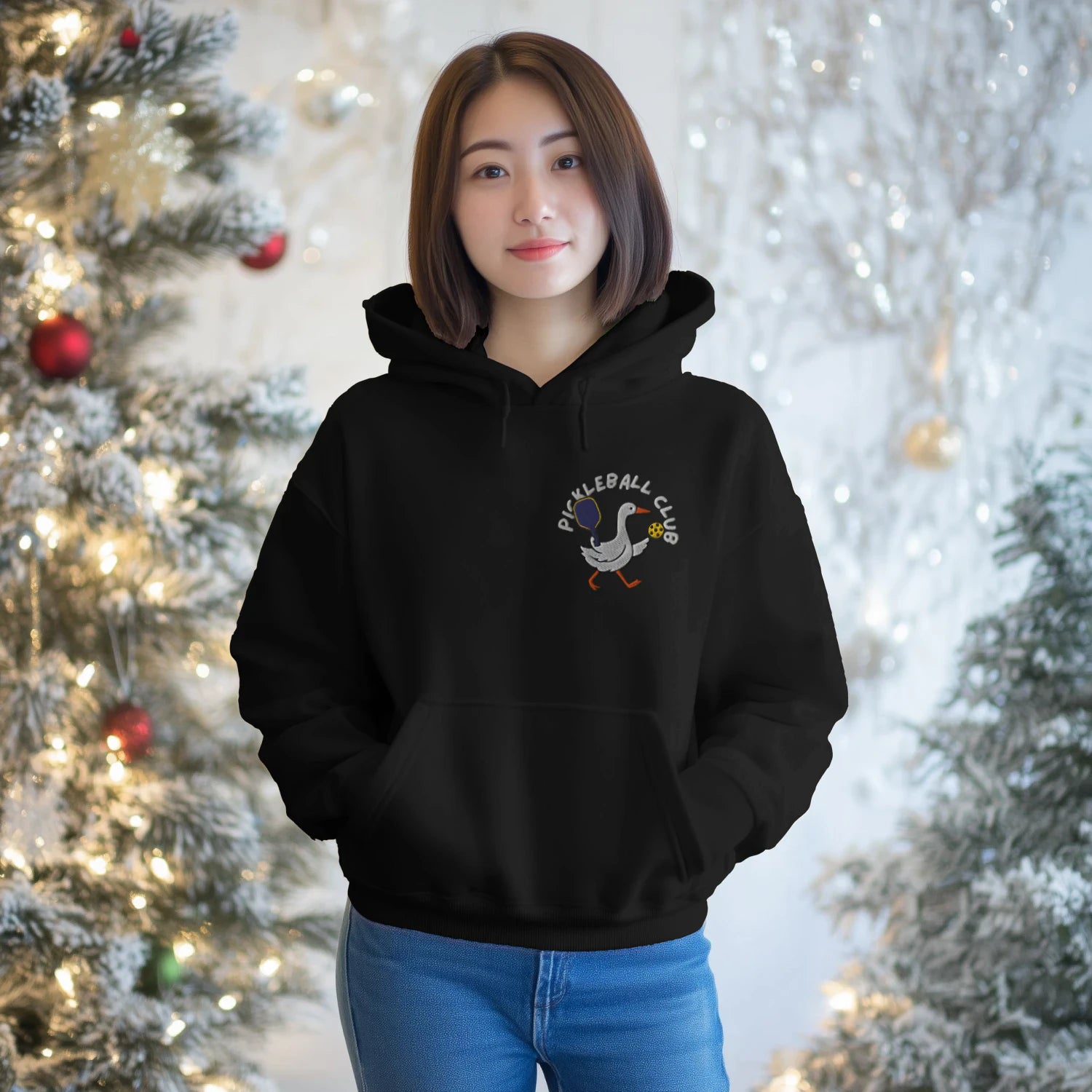 pickleball penguin i1 Women’s Hoodie – Funny Gift