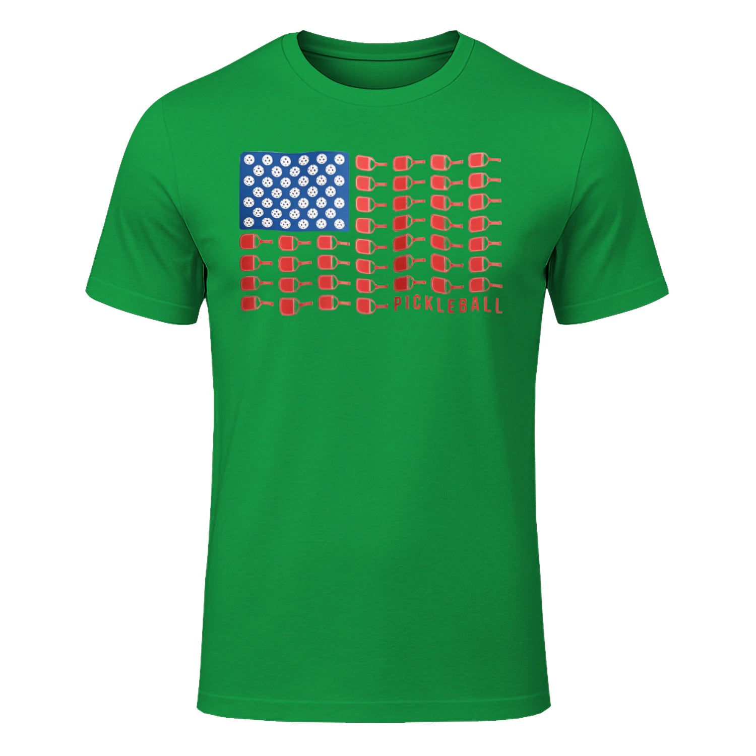 American Flag Pickleball T-Shirt – Funny Gift