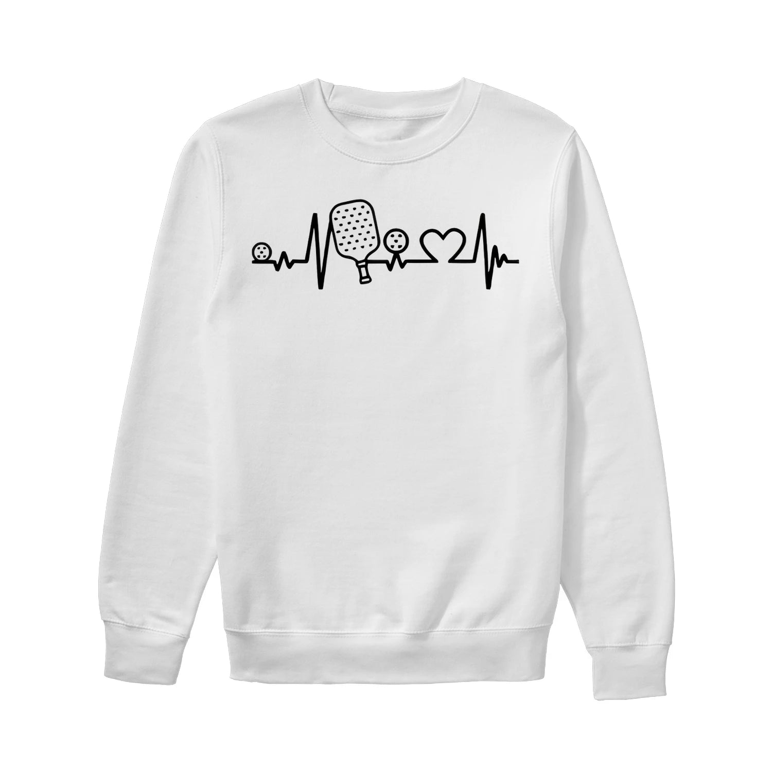 pickleball heartbeat Women’s Sweatshirt – Funny Gift