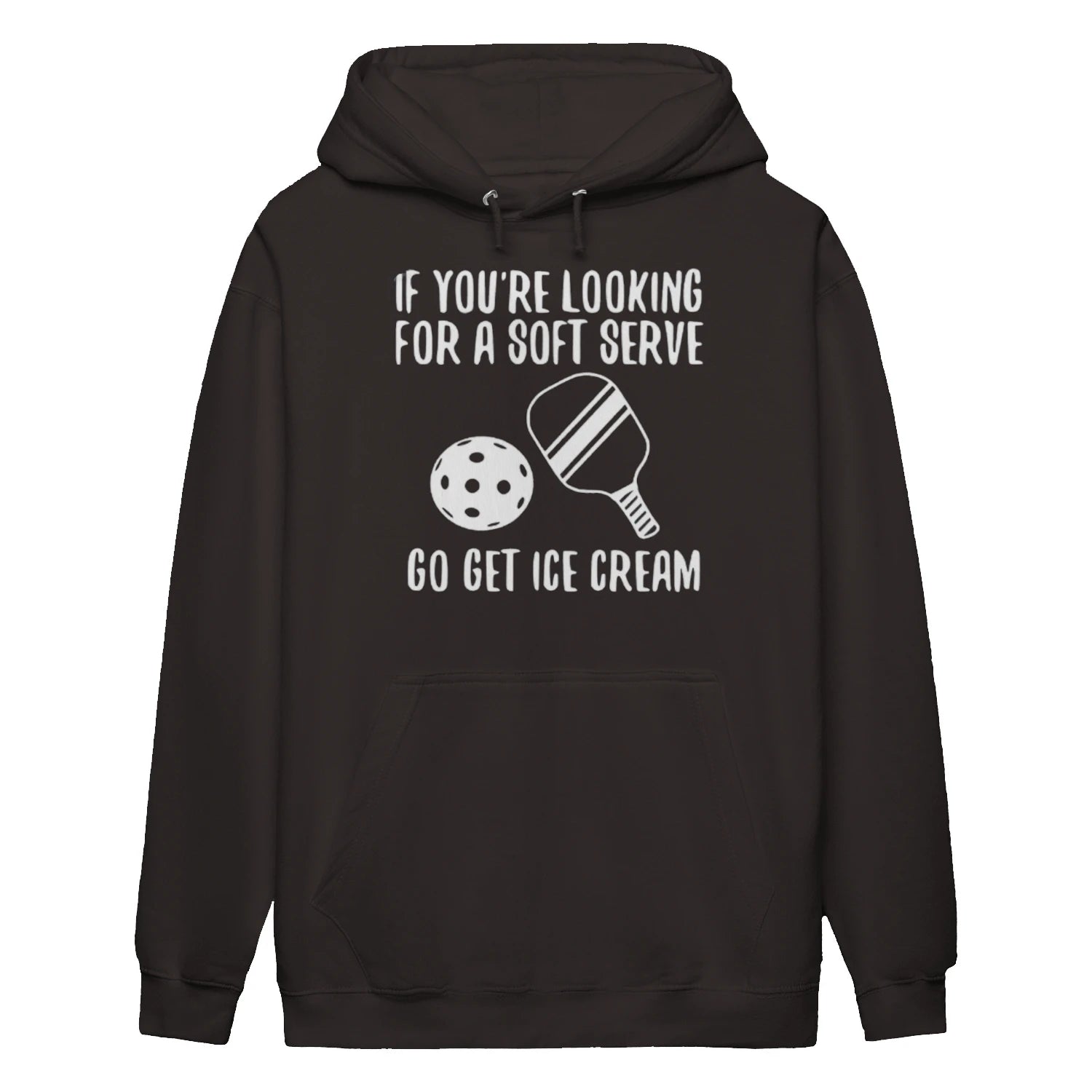 soft serve joke pickleball Women’s Hoodie – Funny Gift