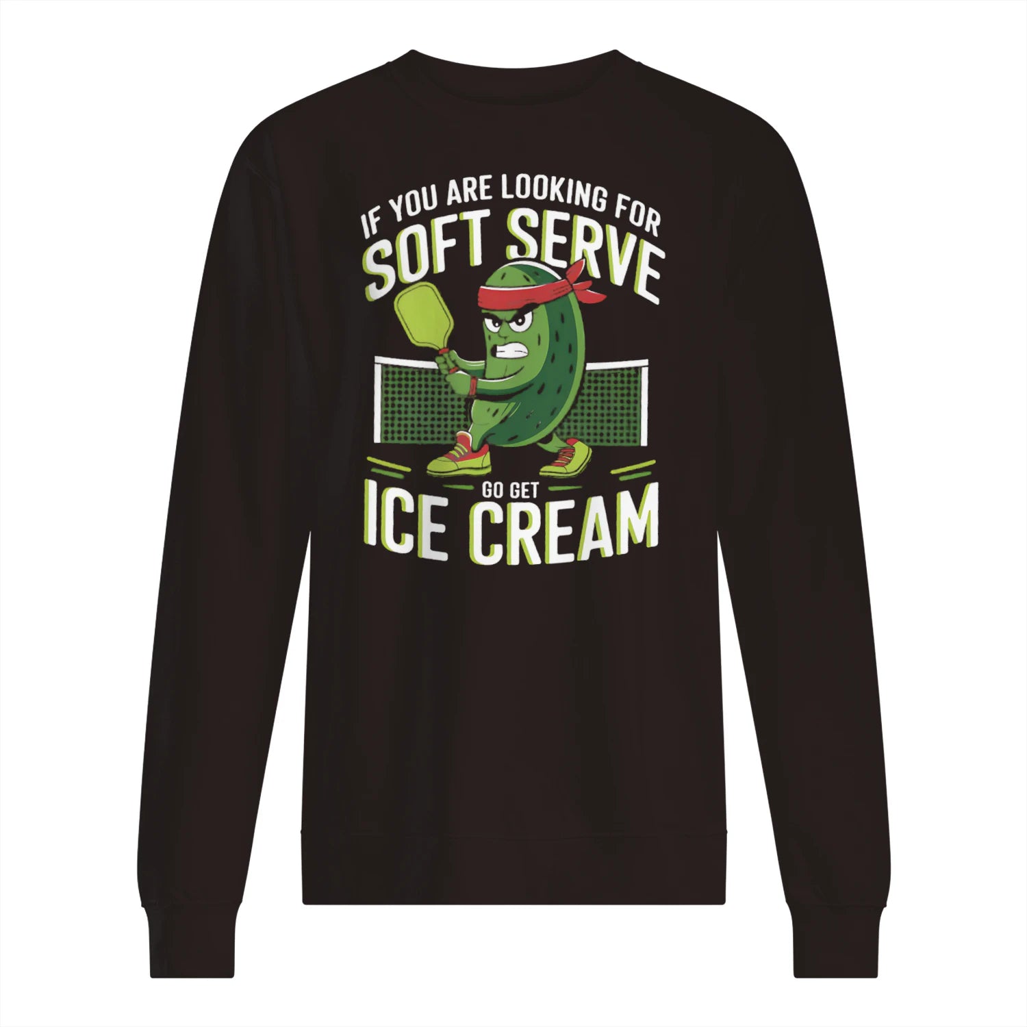 Pickleball & Ice Cream Men’s Sweatshirt – Funny Gift