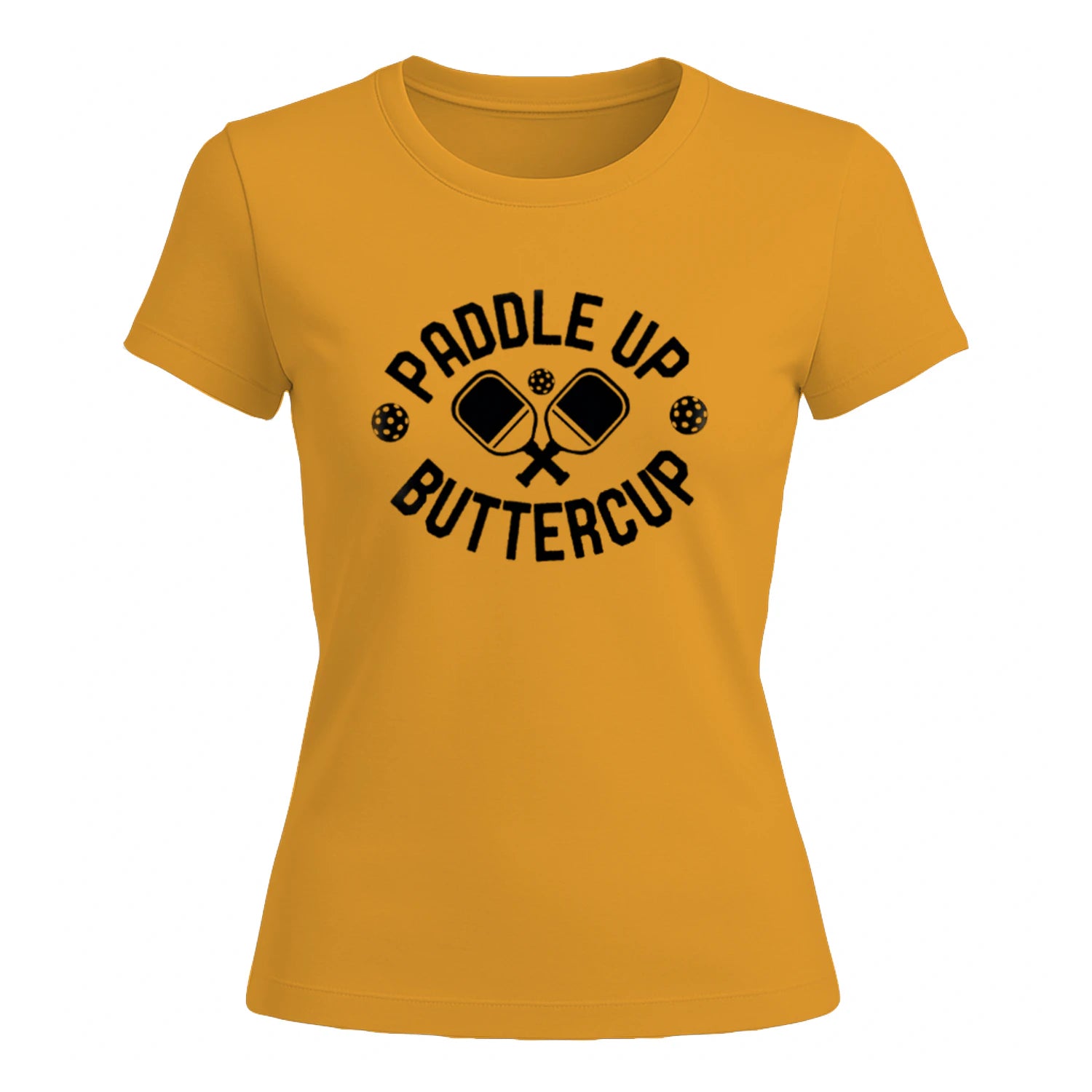Paddle Up Buttercup for Pickleball Women’s T-Shirt – Funny Gift