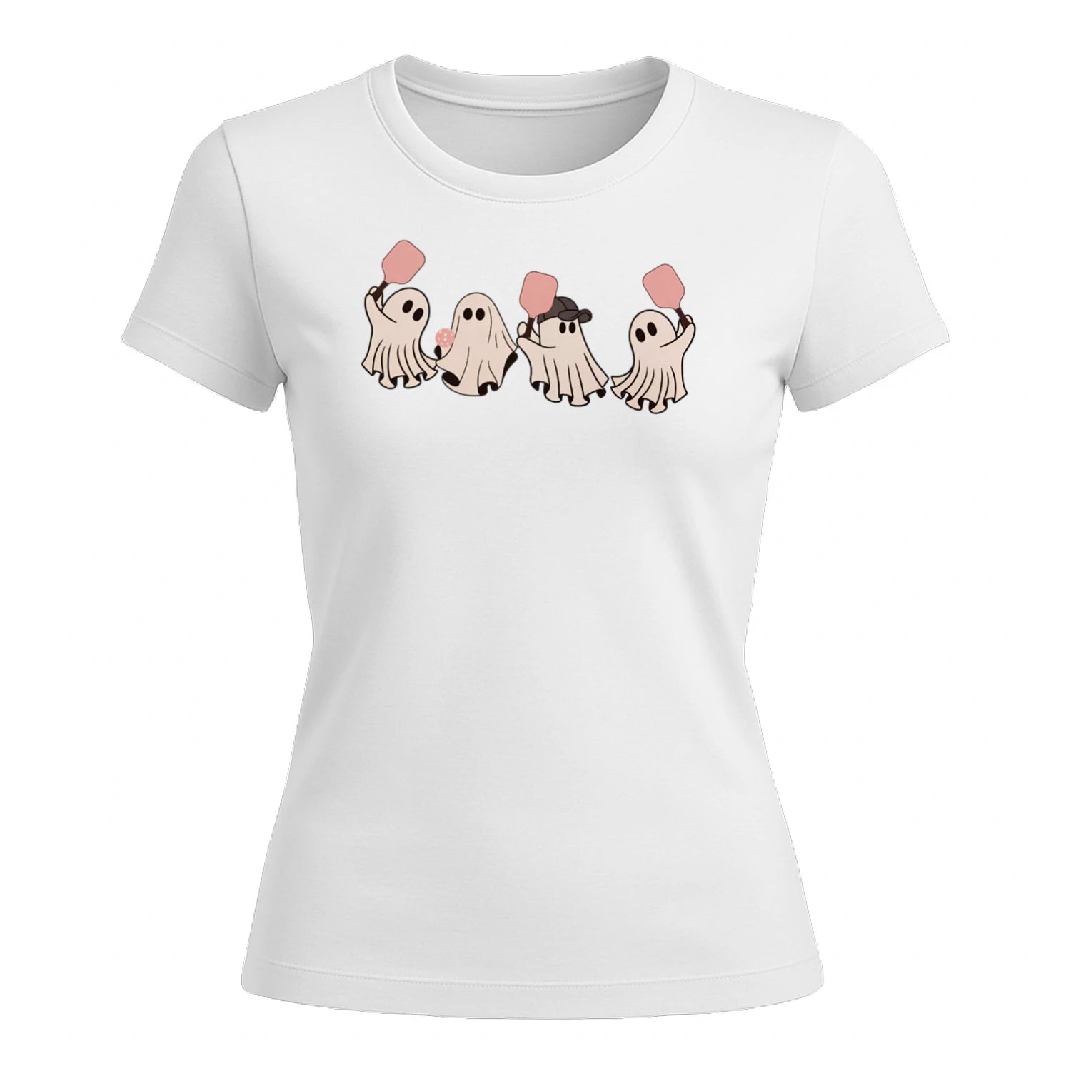 Cute Pickleball Characters for Women’s T-Shirt – Funny Gift