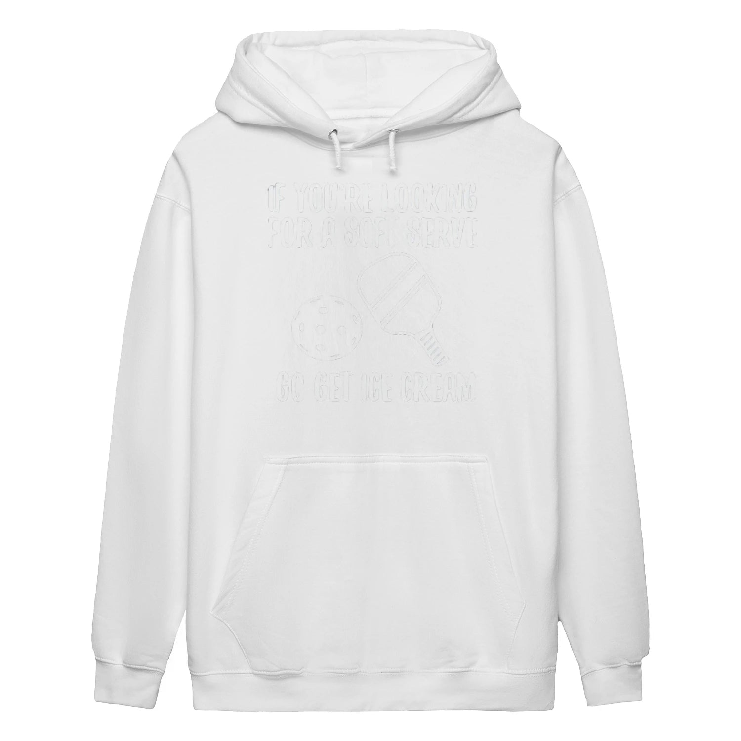 soft serve joke pickleball Women’s Hoodie – Funny Gift