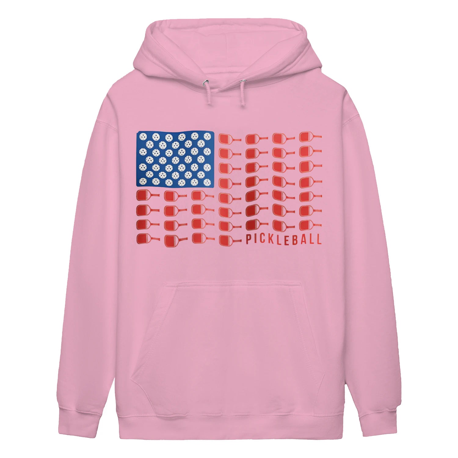 american flag pickleball Women’s Hoodie – Funny Gift