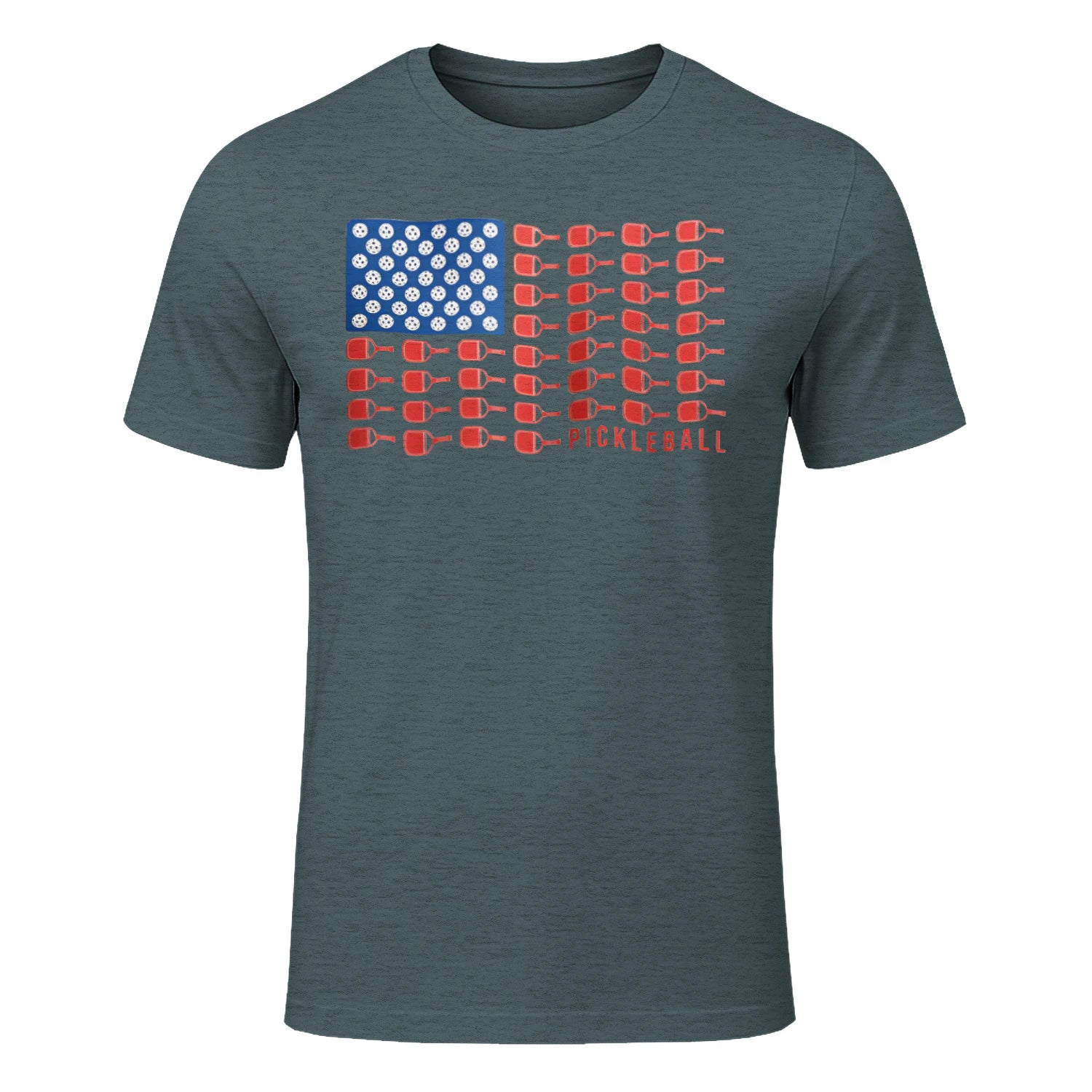 American Flag Pickleball T-Shirt – Funny Gift