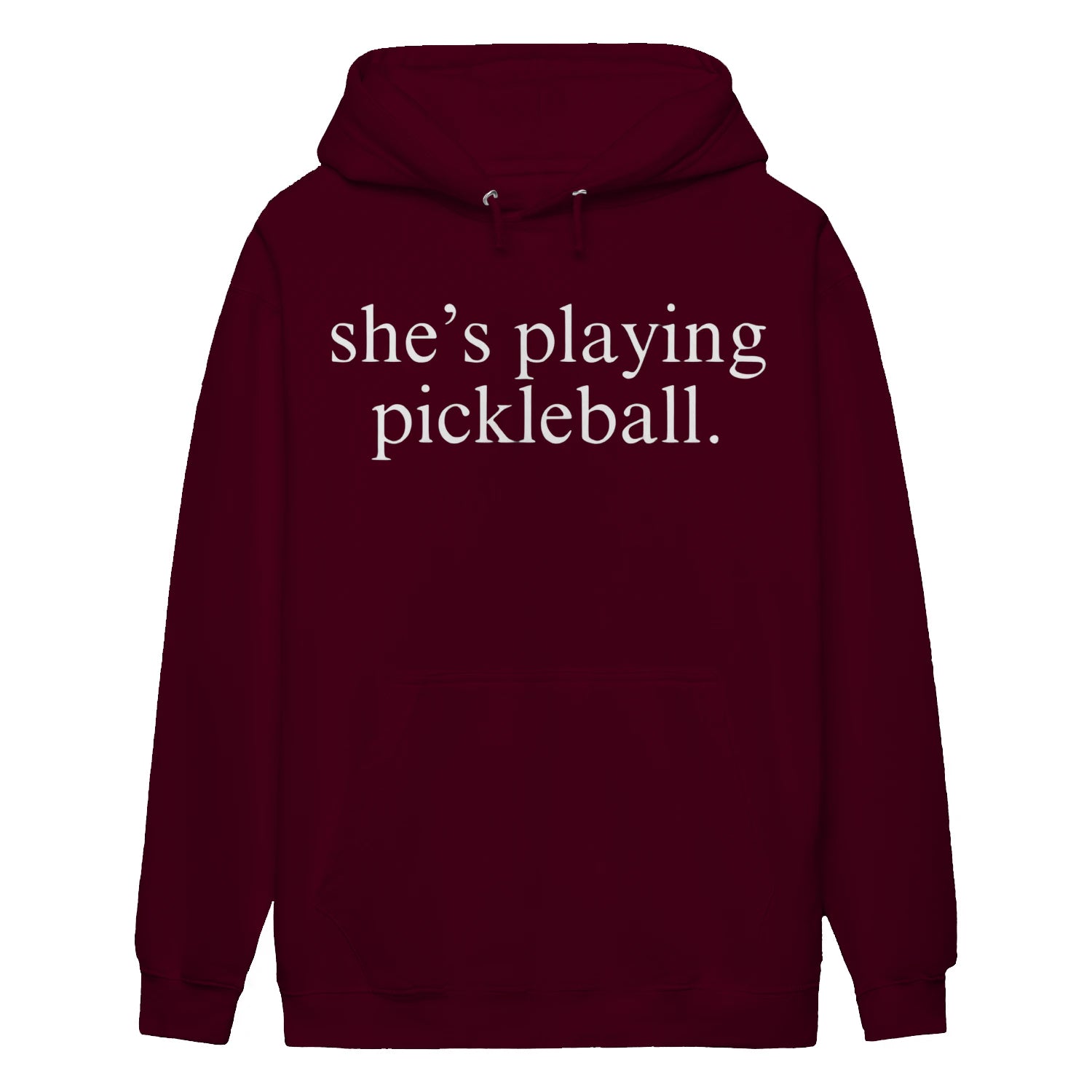 she s playing pickleball Women’s Hoodie – Funny Gift