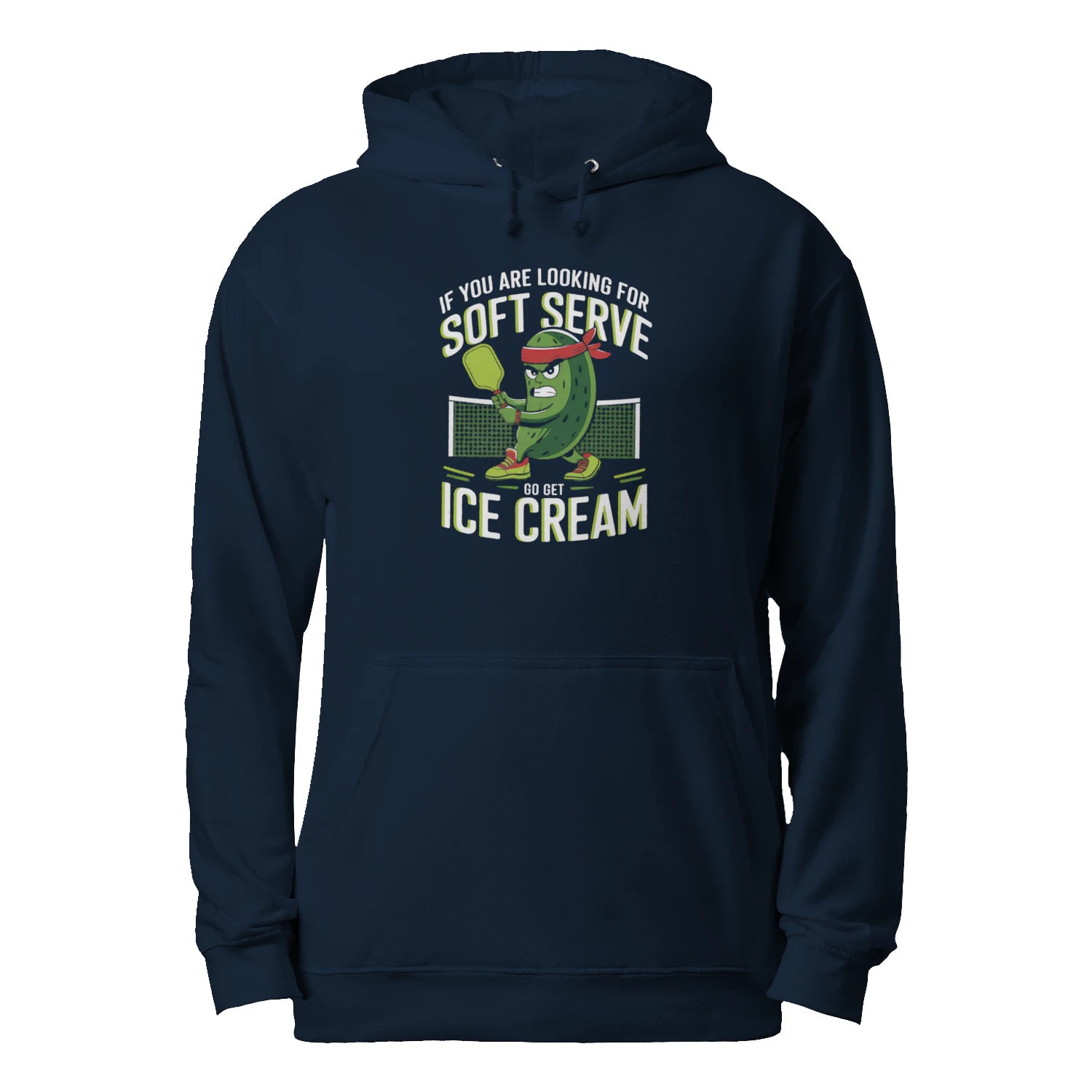 Pickleball & Ice Cream Men’s Hoodie – Funny Gift