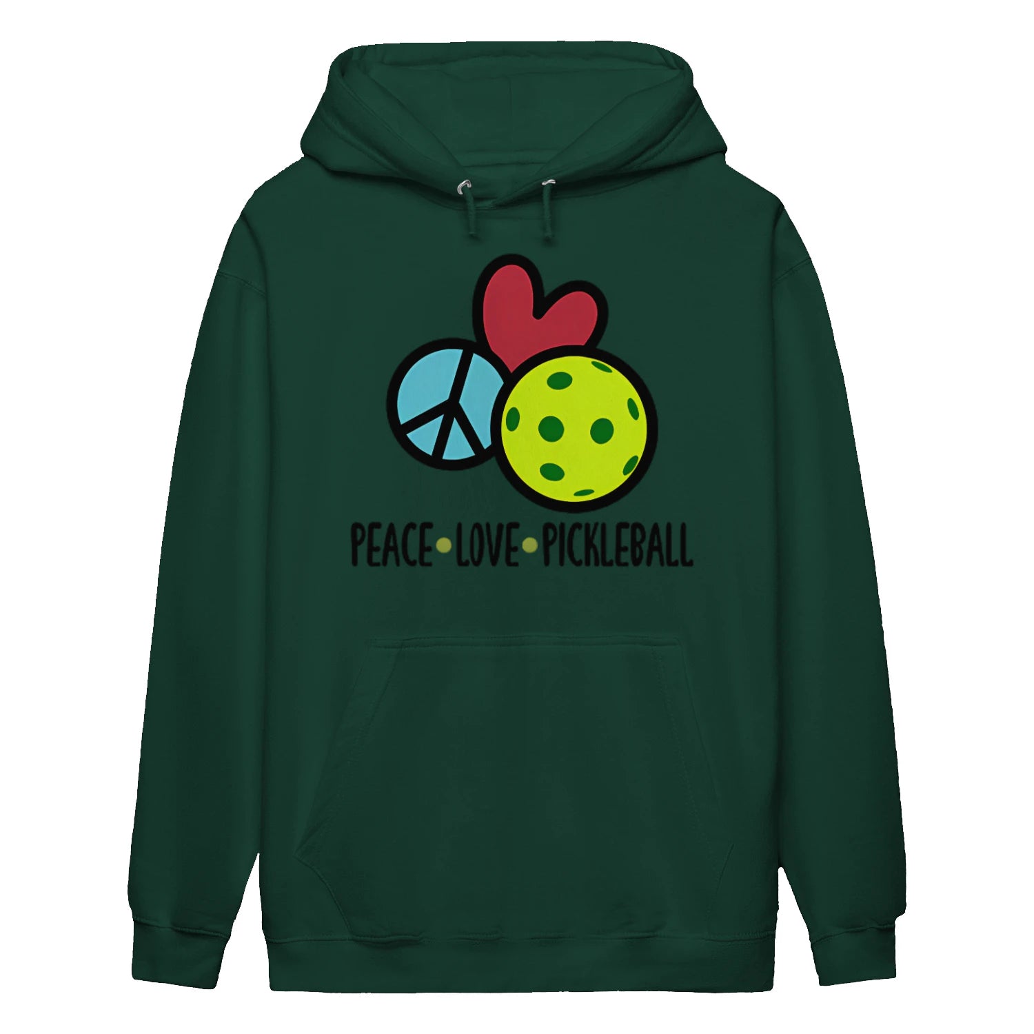 Pickleball Christmas Ornaments Men’s Hoodie – Funny Gift