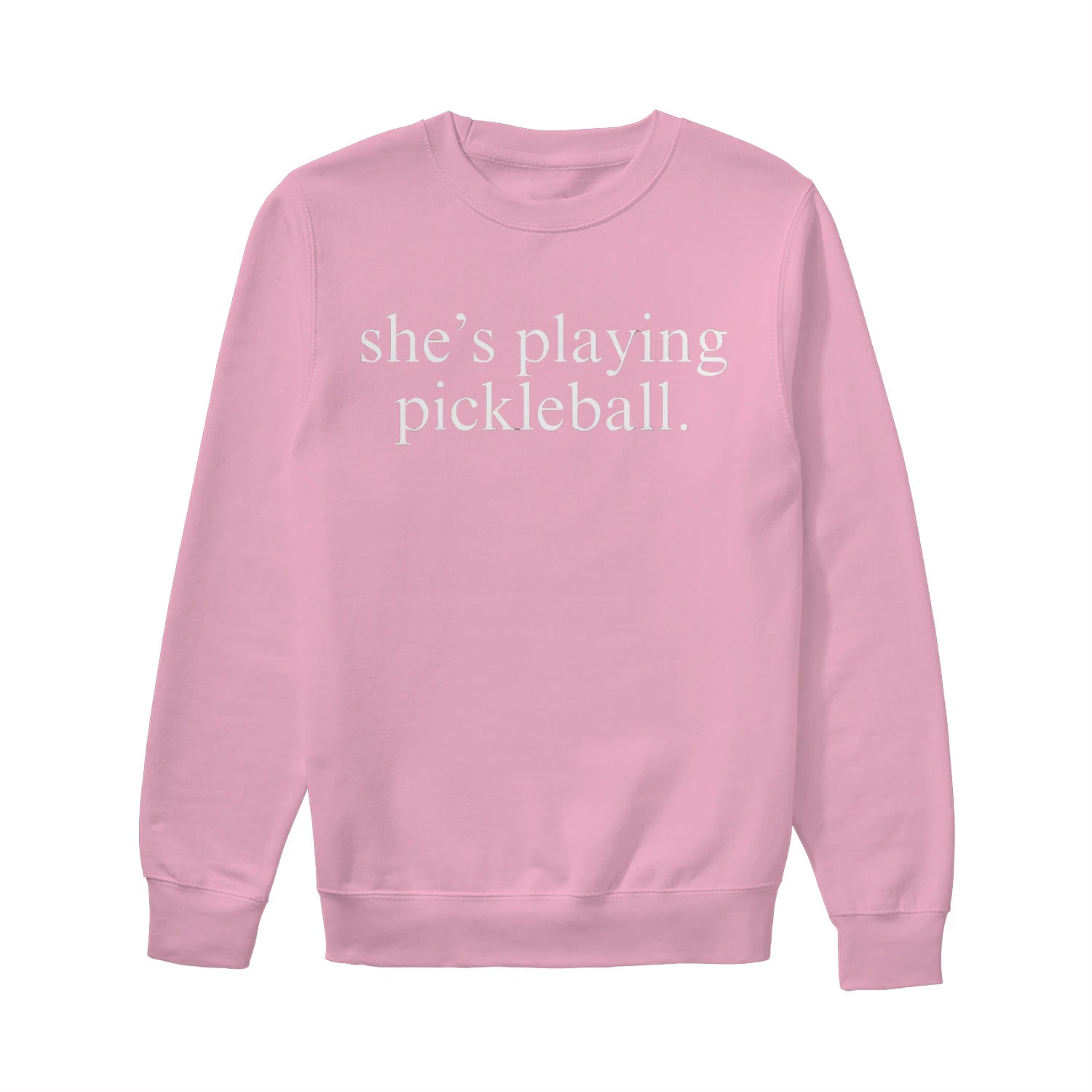 she s playing pickleball Women’s Sweatshirt – Funny Gift