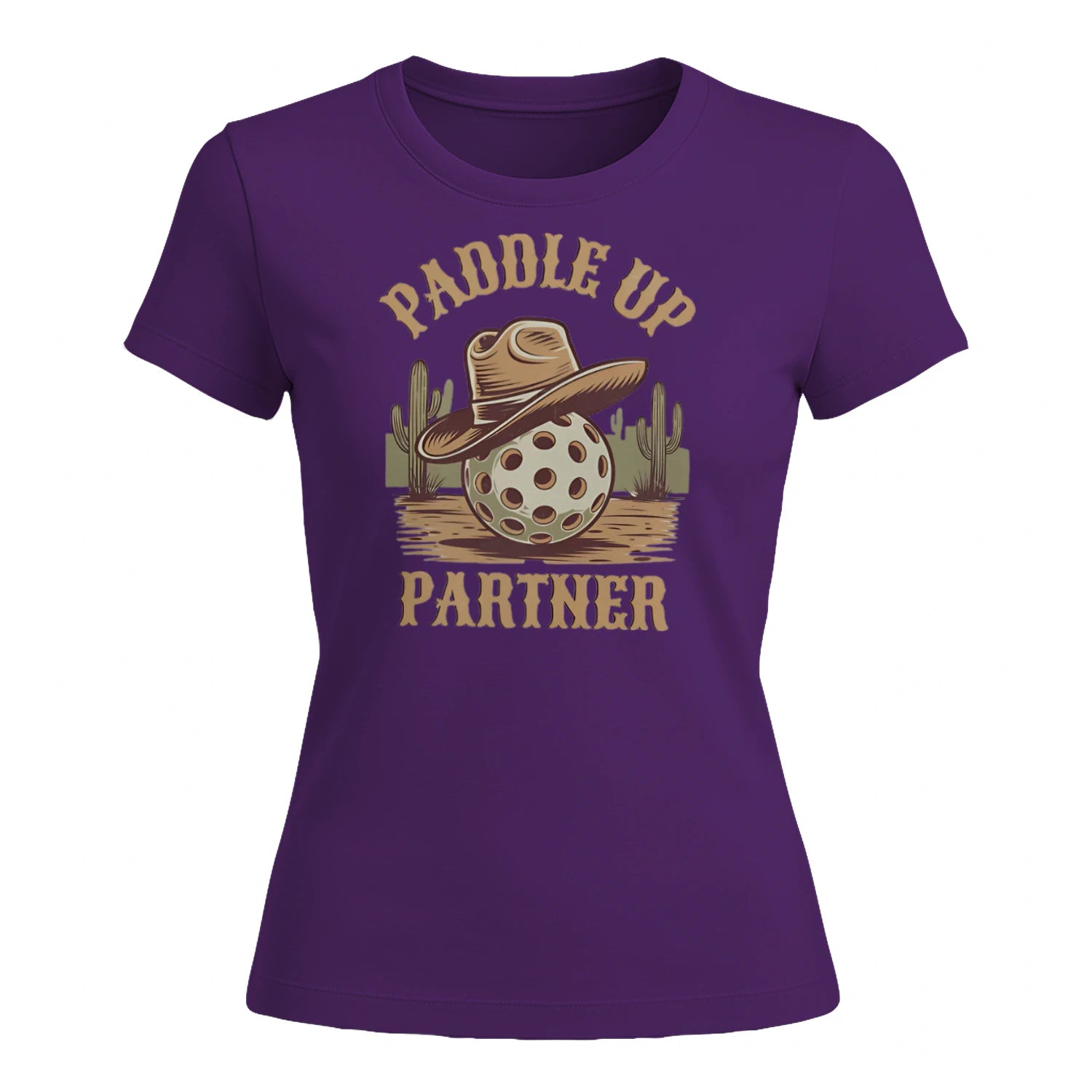 Paddle Up Partner for Pickleball Women’s T-Shirt – Funny Gift