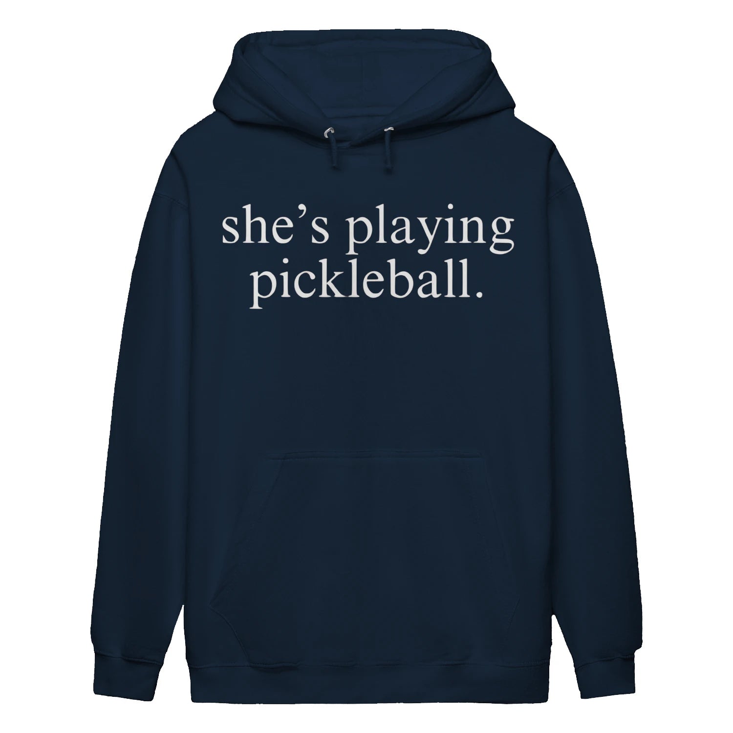 she s playing pickleball Women’s Hoodie – Funny Gift