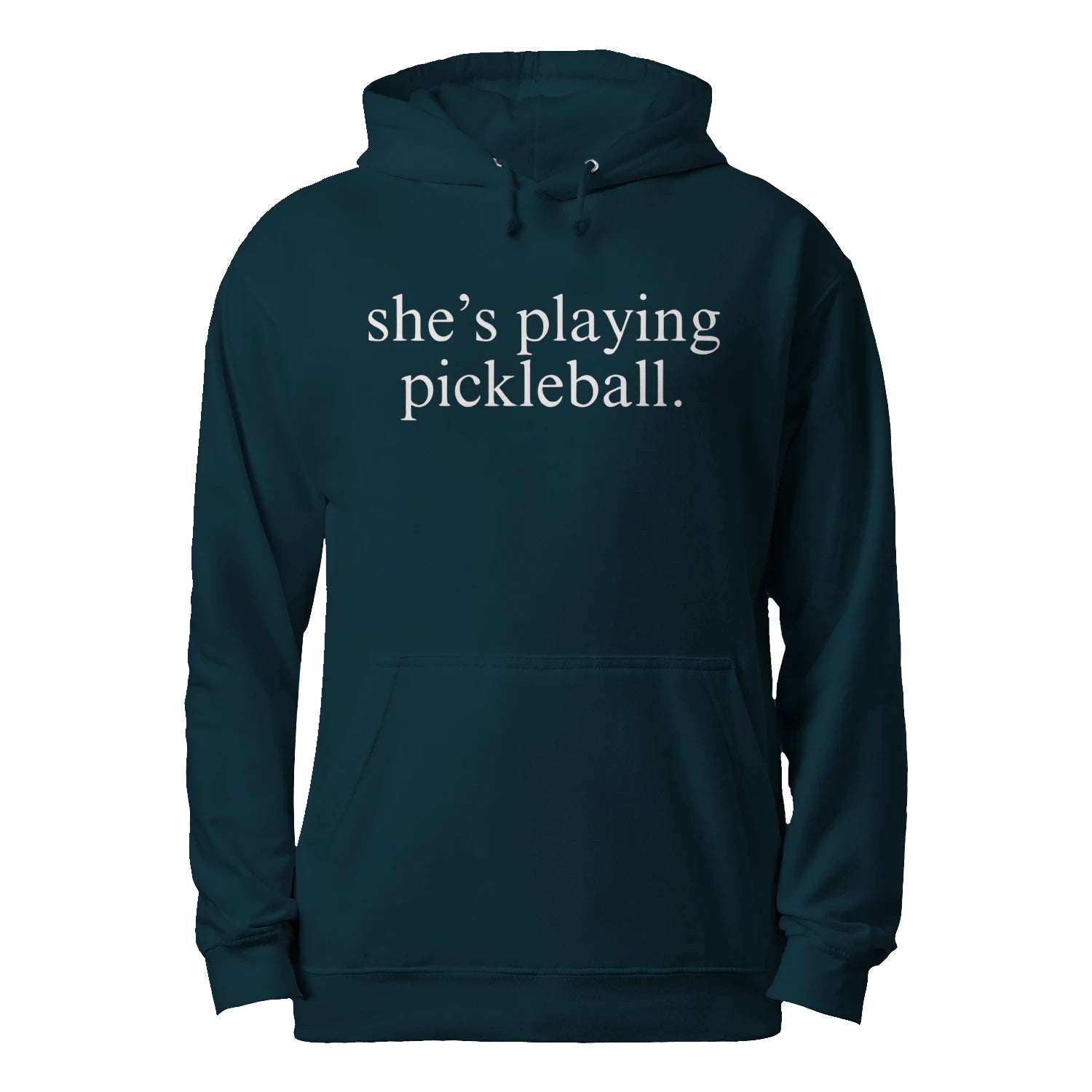 She’s Playing Pickleball Men’s Hoodie – Funny Gift