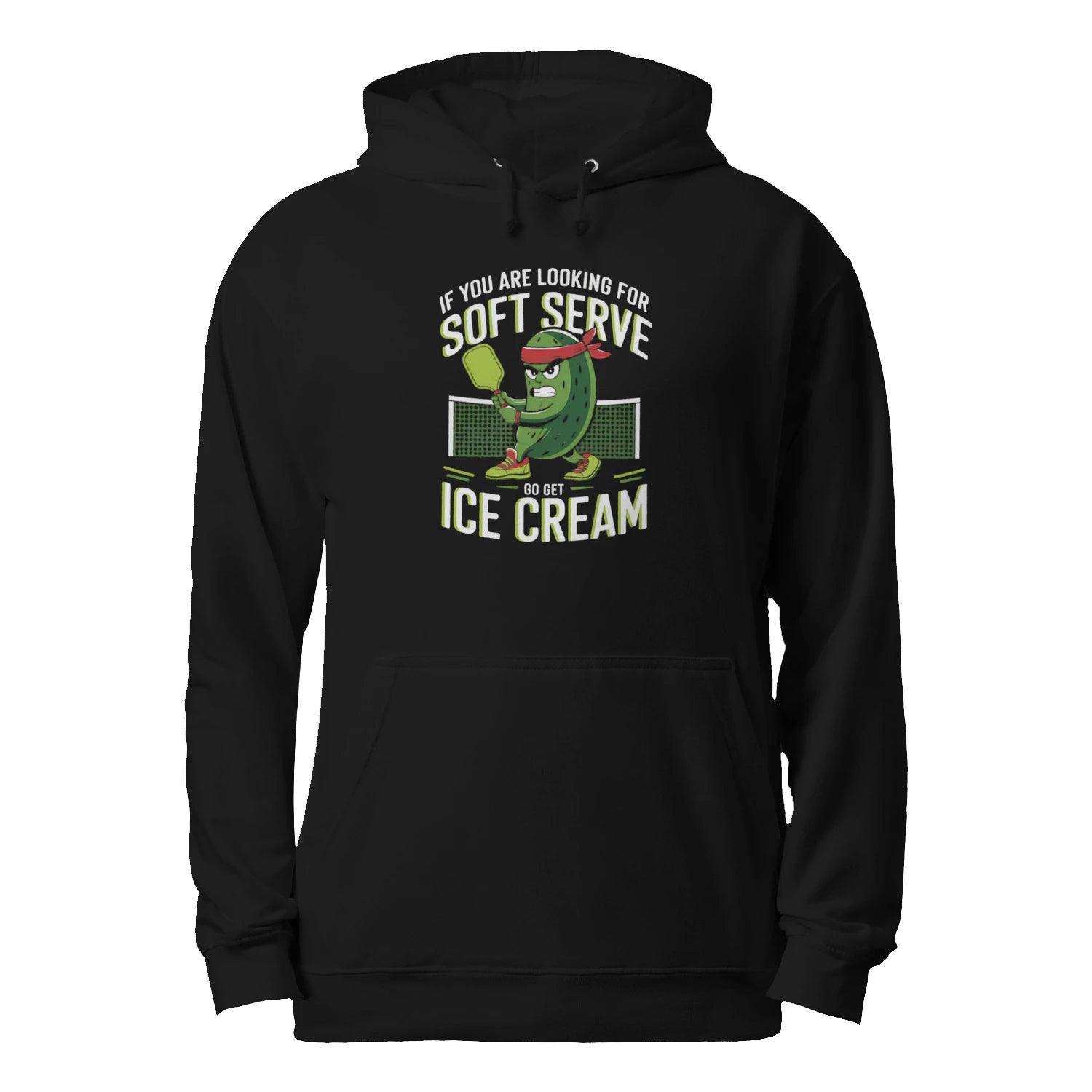 Pickleball & Ice Cream Men’s Hoodie – Funny Gift