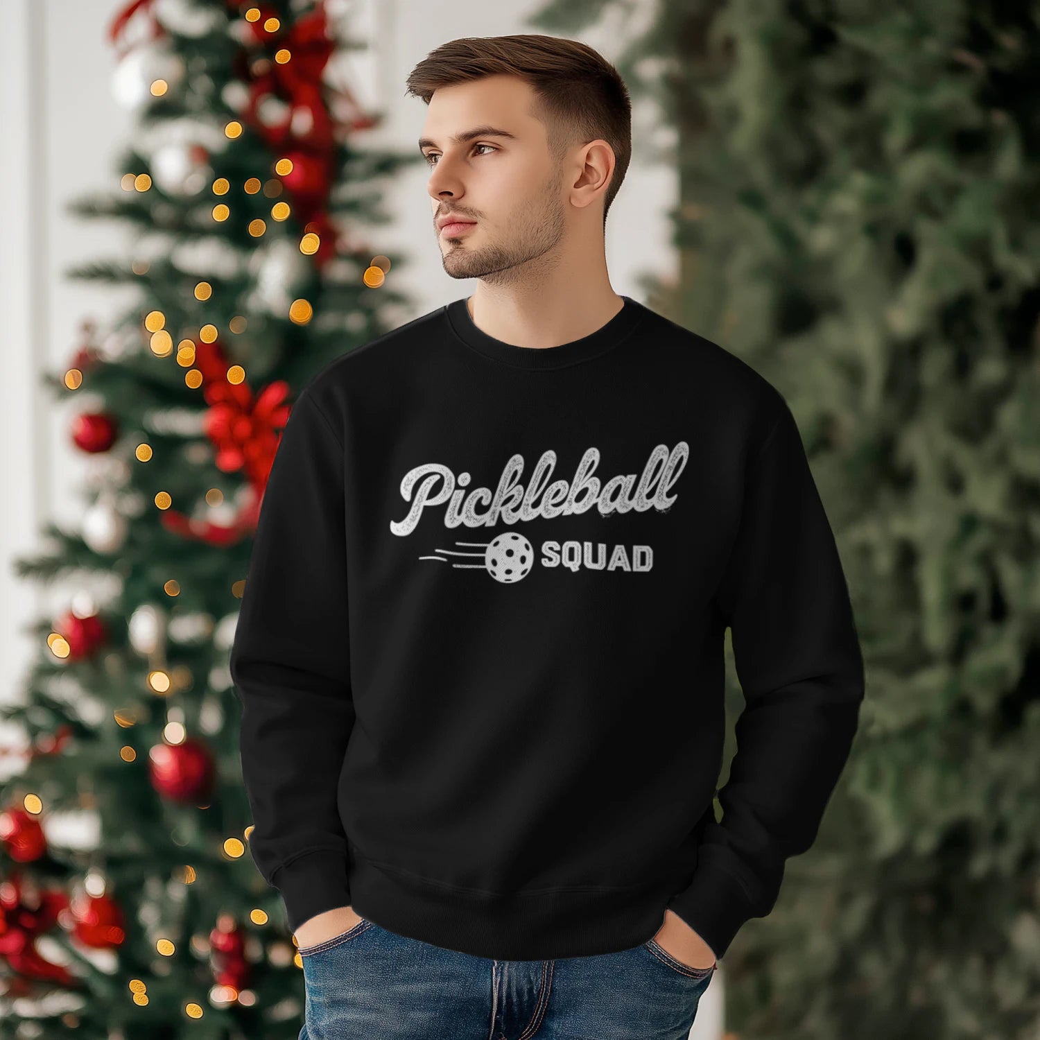 Pickleball Squad Men’s Sweatshirt – Funny Gift