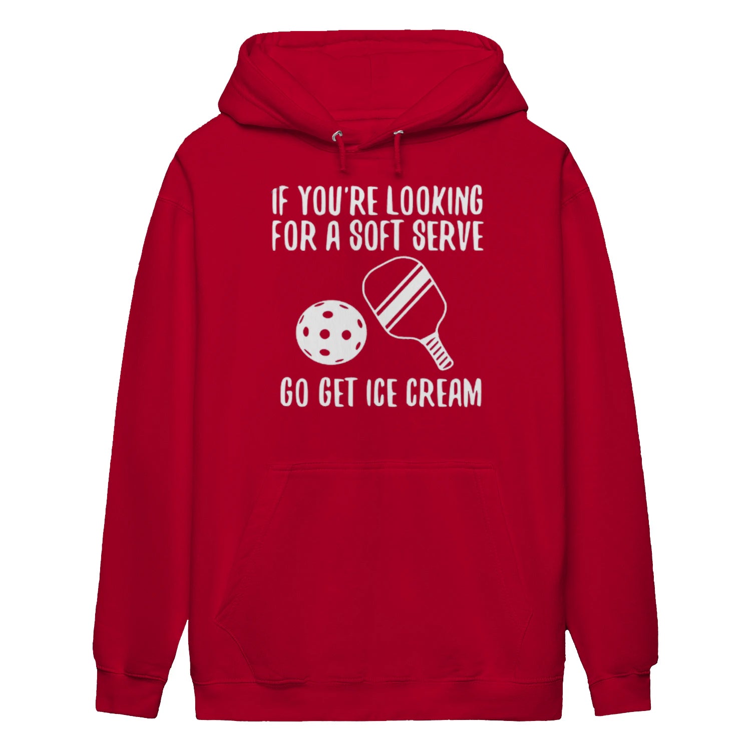 soft serve joke pickleball Women’s Hoodie – Funny Gift