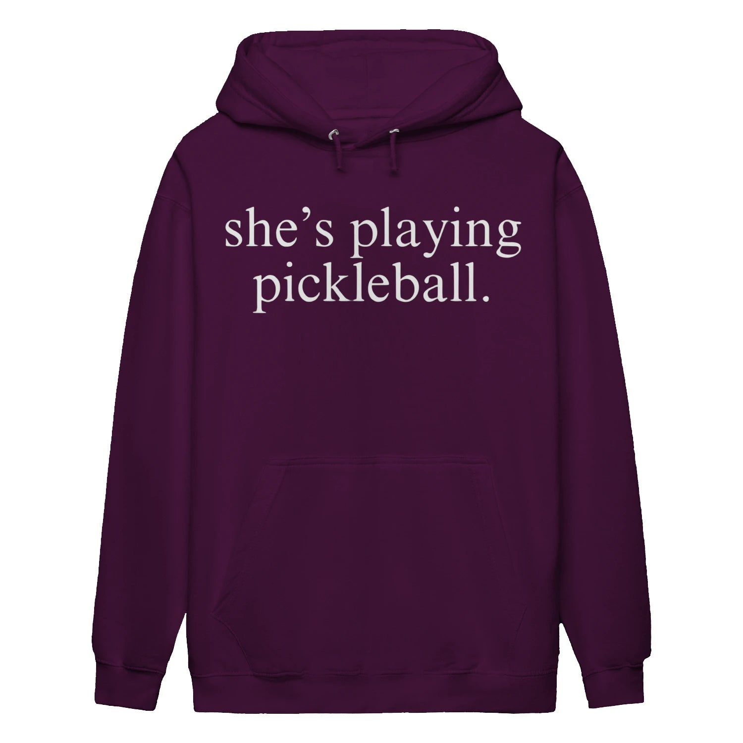 she s playing pickleball Women’s Hoodie – Funny Gift