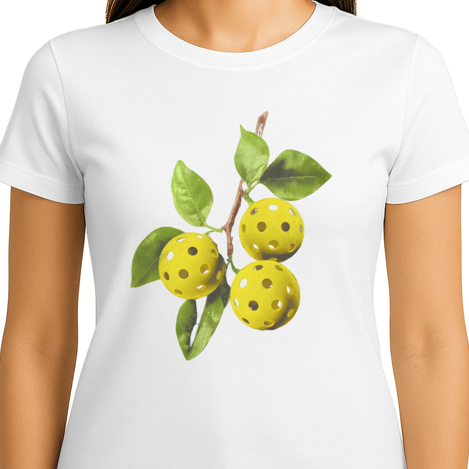 Pickleball Fruit Vibes for Women’s T-Shirt – Funny Gift