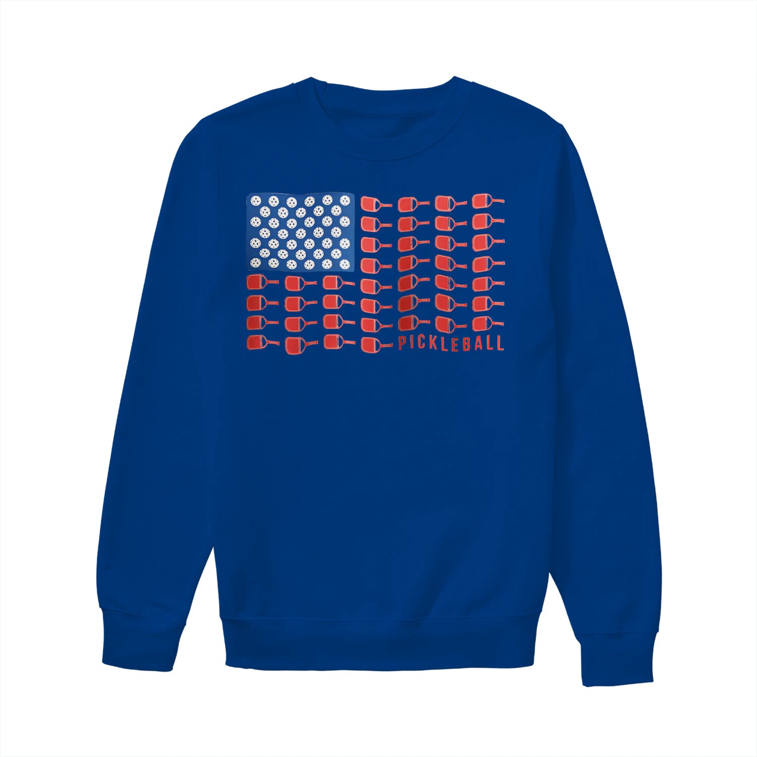 american flag pickleball Women’s Sweatshirt – Funny Gift