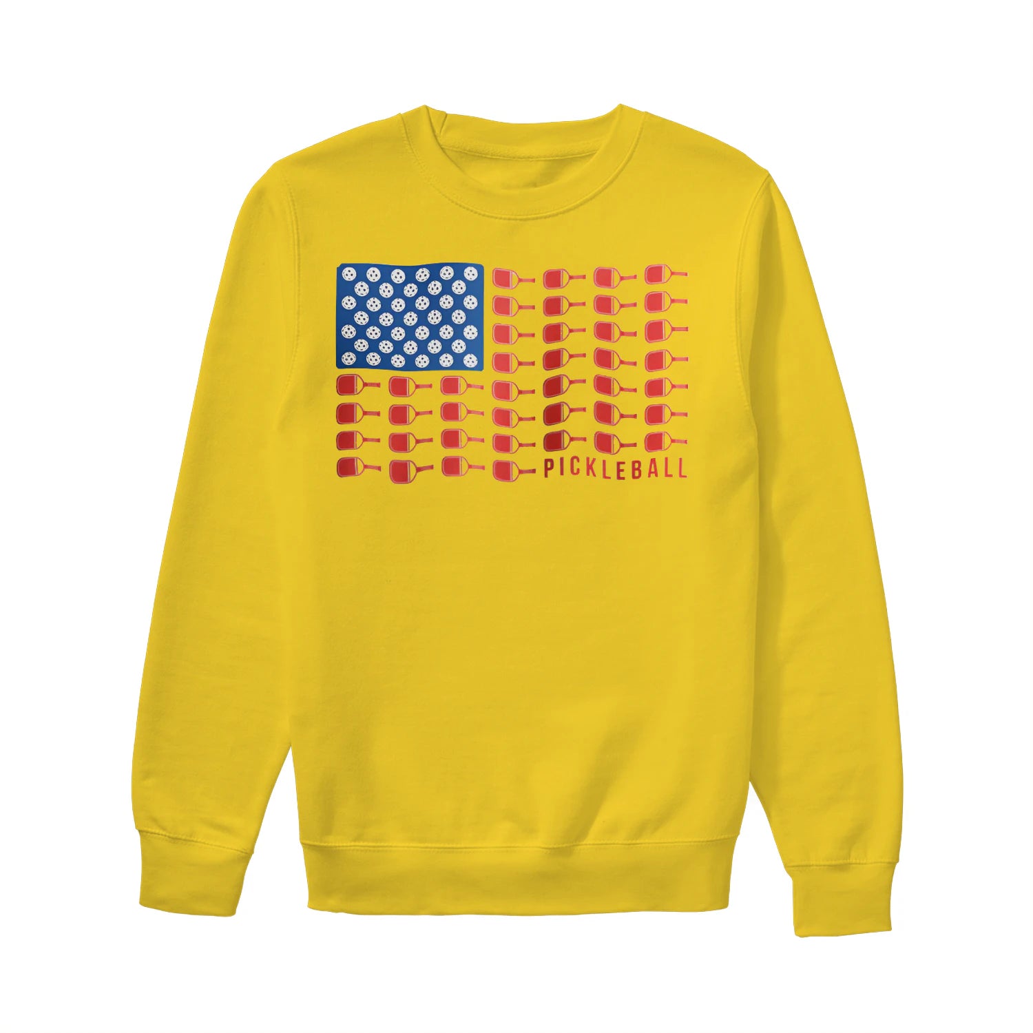 american flag pickleball Women’s Sweatshirt – Funny Gift